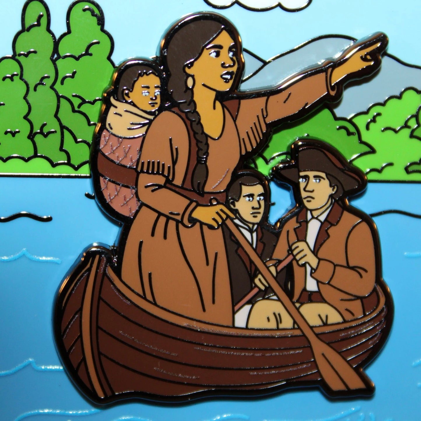 2025 - Sacagawea, Lewis, and Clark - Missouri River - Historical Series - LE 200 Pin on Pin - Pin Hive Exclusive