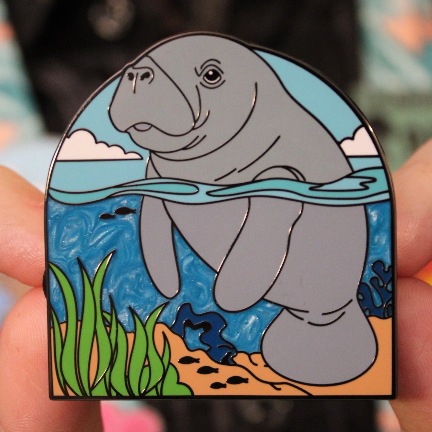 2025 - West Indian Manatee - National Manatee Appreciation Day - Ocean Creatures Series - LR Pin - Pin Hive Exclusive