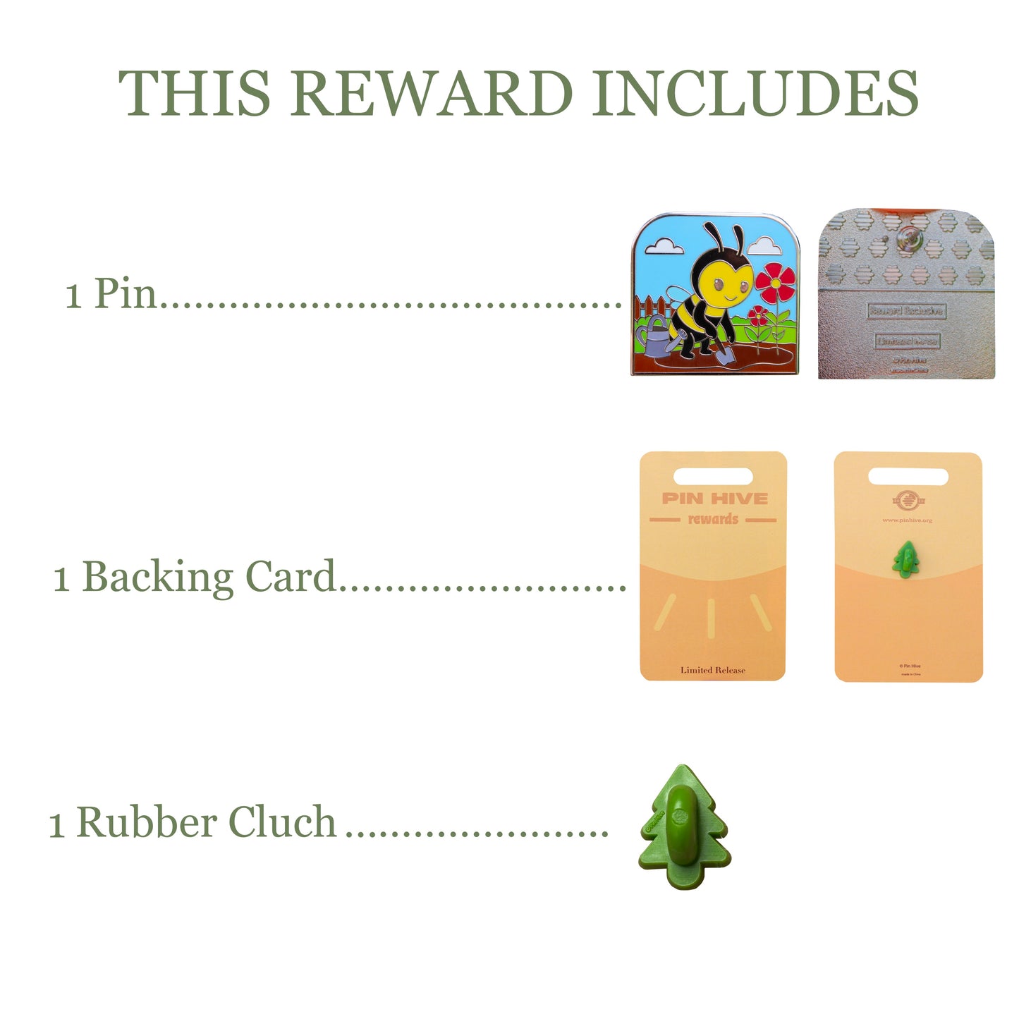 2025 - Gardening Bee - LR - Reward Exclusive Pin