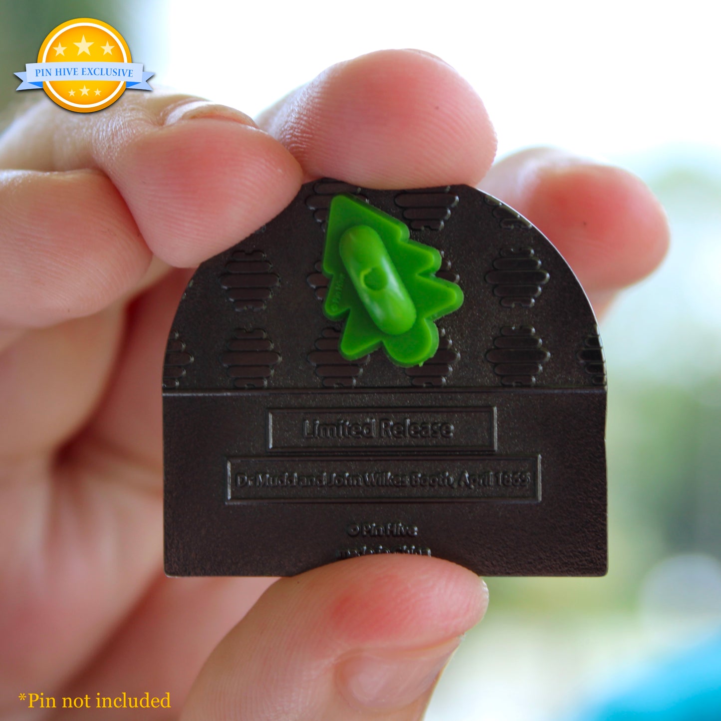 (Pack of 6) Green Tree - Rubber Pin Clutches - Hive Exclusive (CH-13)