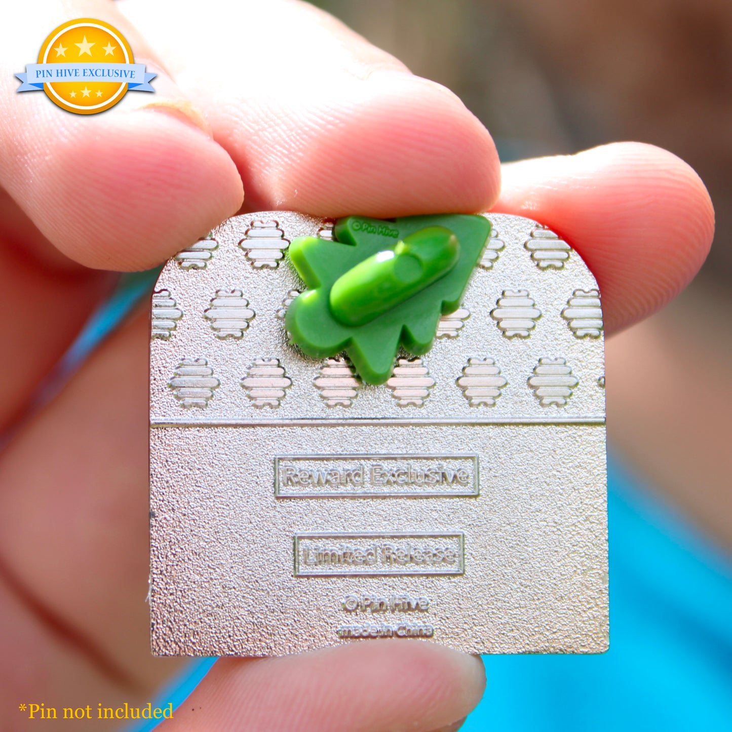 (Pack of 6) Green Tree - Rubber Pin Clutches - Hive Exclusive (CH-13)