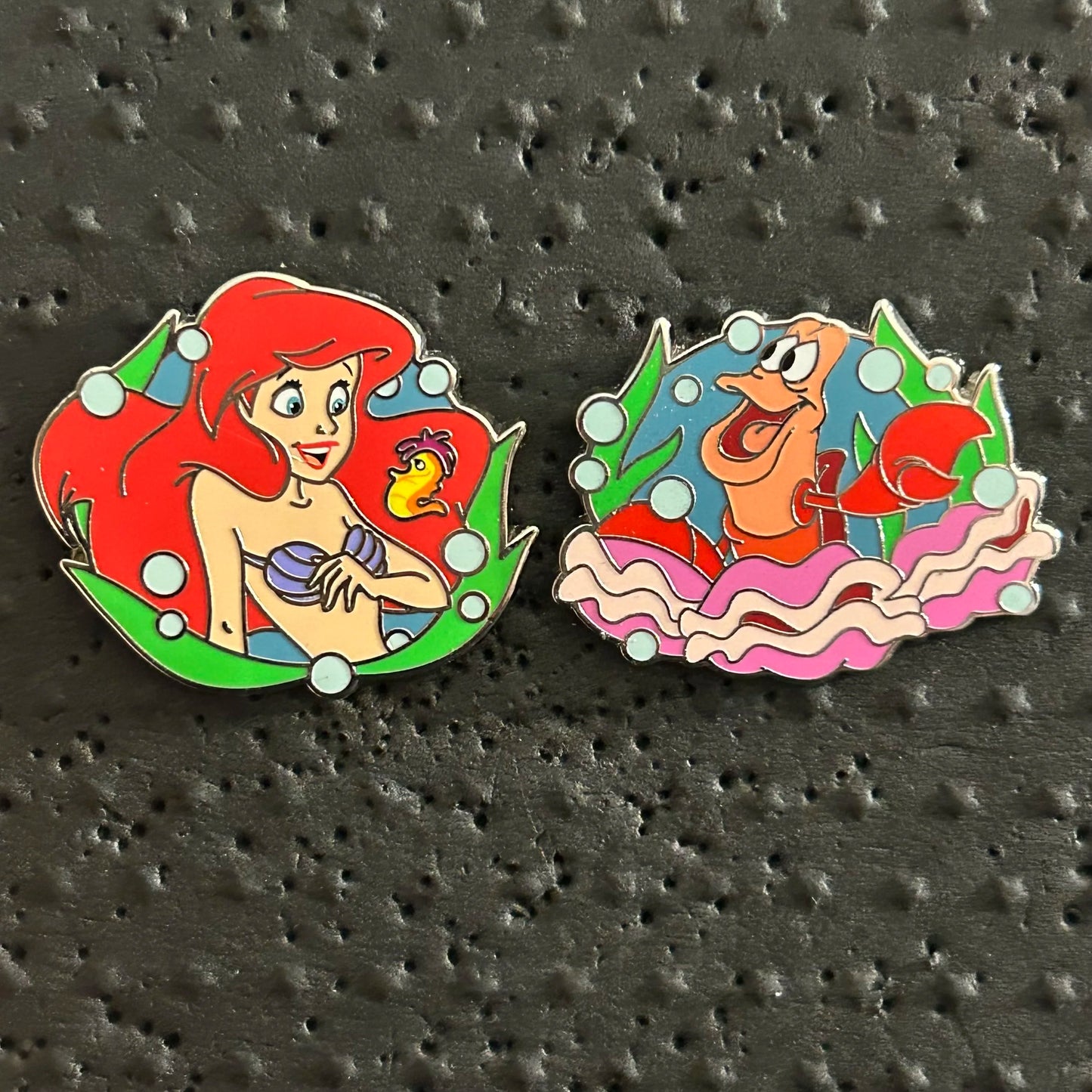 FULL SET - 2025 - Ariel and Sebastian - 2 Pin Set - Disney Pins