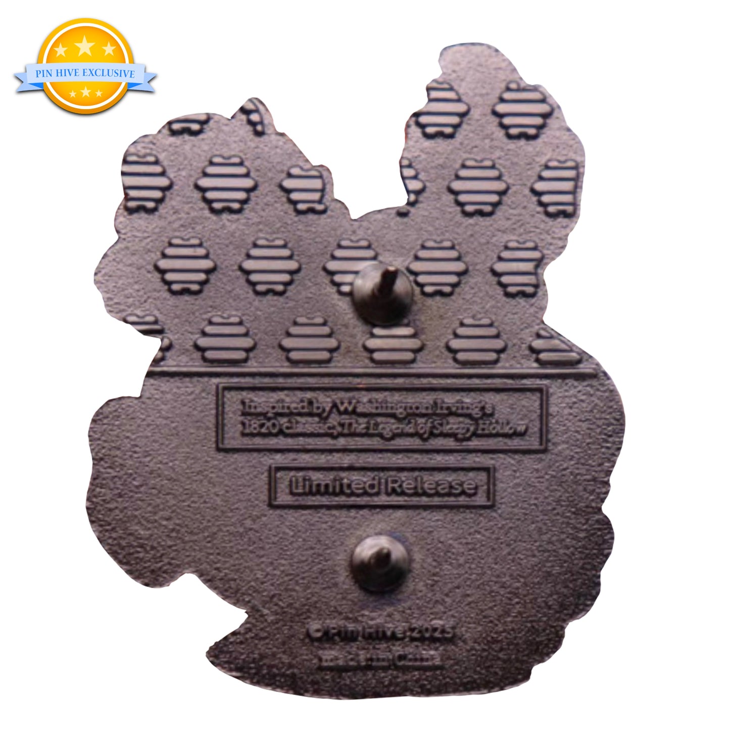 2025 - Headless Horseman - Sleepy Hollow - Holding Pumpkin - LR - Hive Exclusive Pin