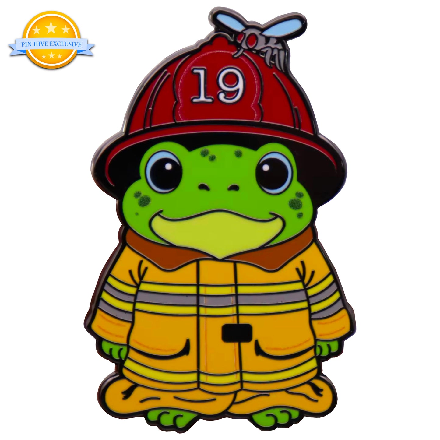 2025 - Froggy Fireman - Critter Careers Pin