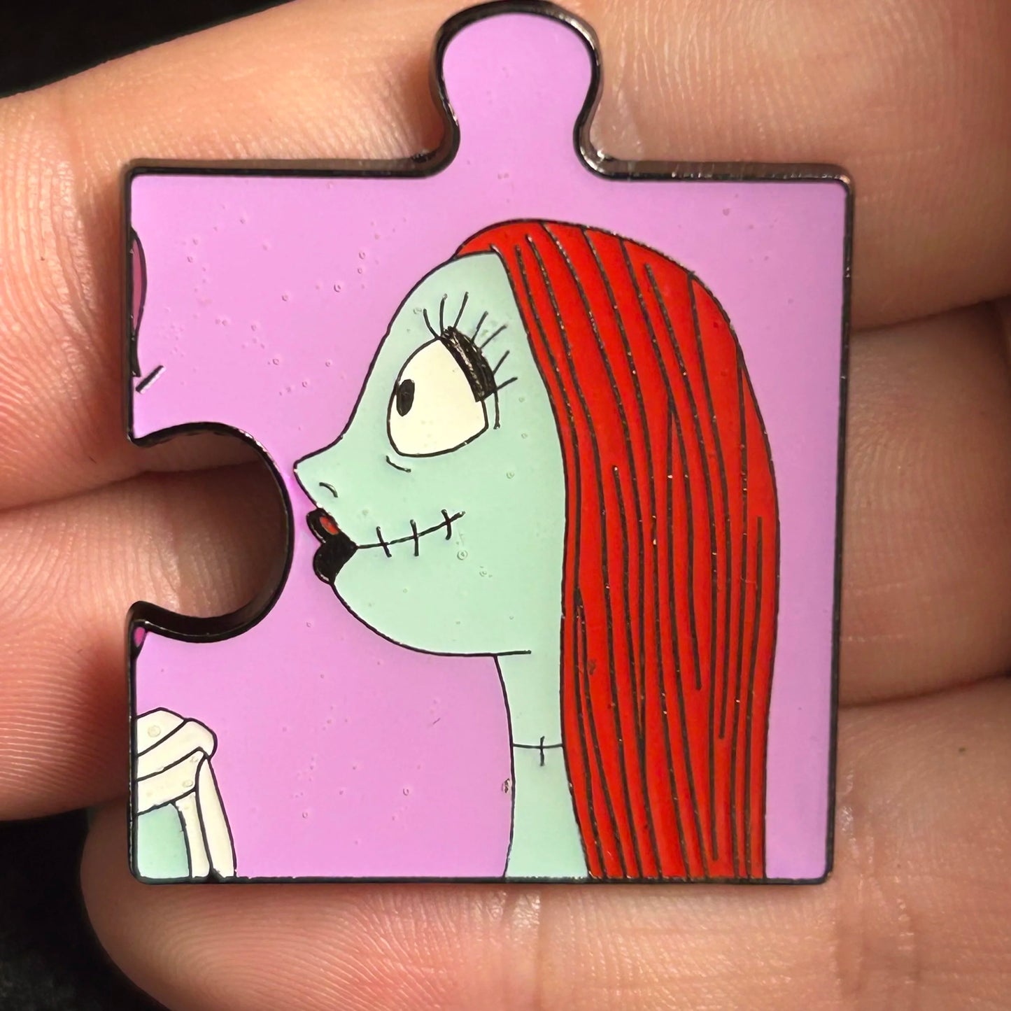 Loungefly- Sally - Nightmare Before Christmas - Purple - Puzzle - Disney Pin