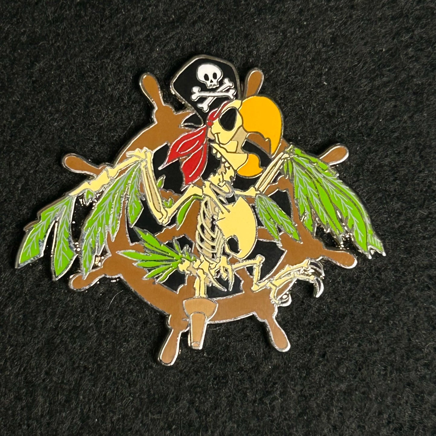 2022 - Parrot Skeleton - Pirates of the Caribbean - Disney Pin