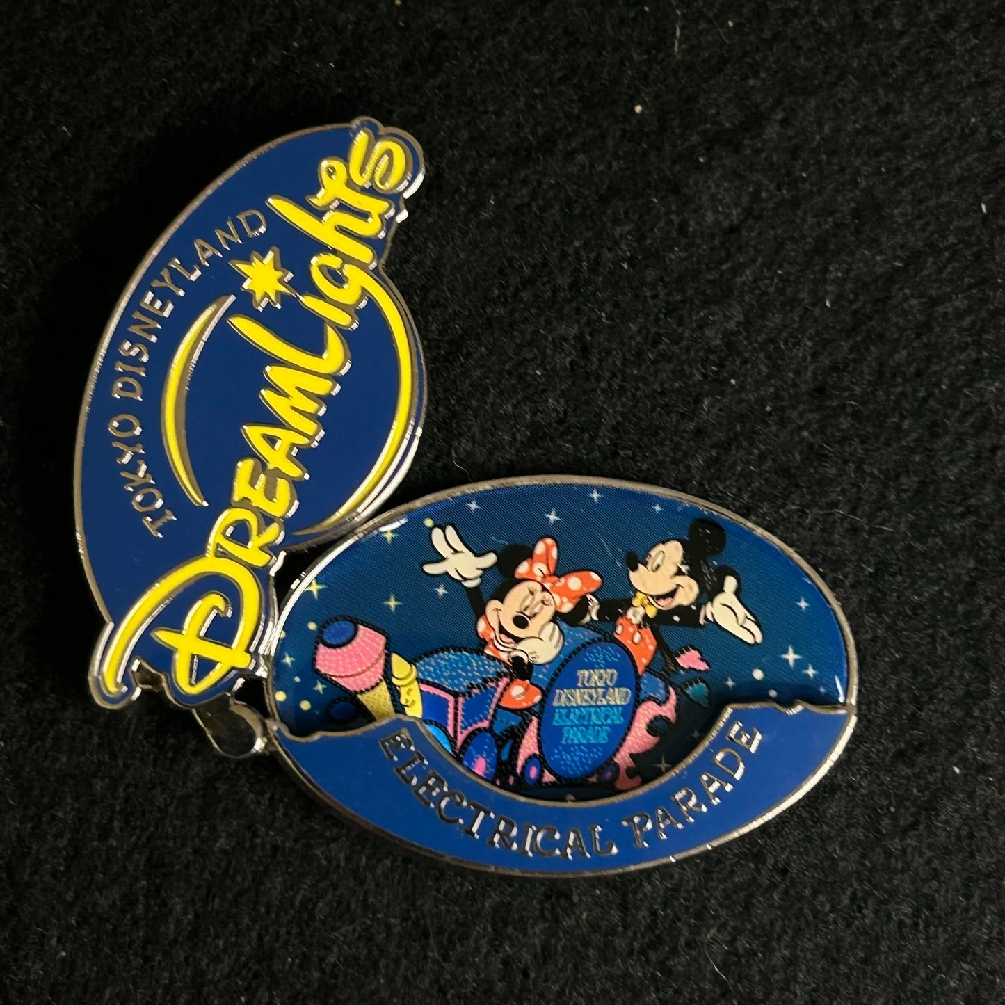 2001 - Mickey and Minnie - Electrical Light Parade - TDL - Hinge - Disney Pin