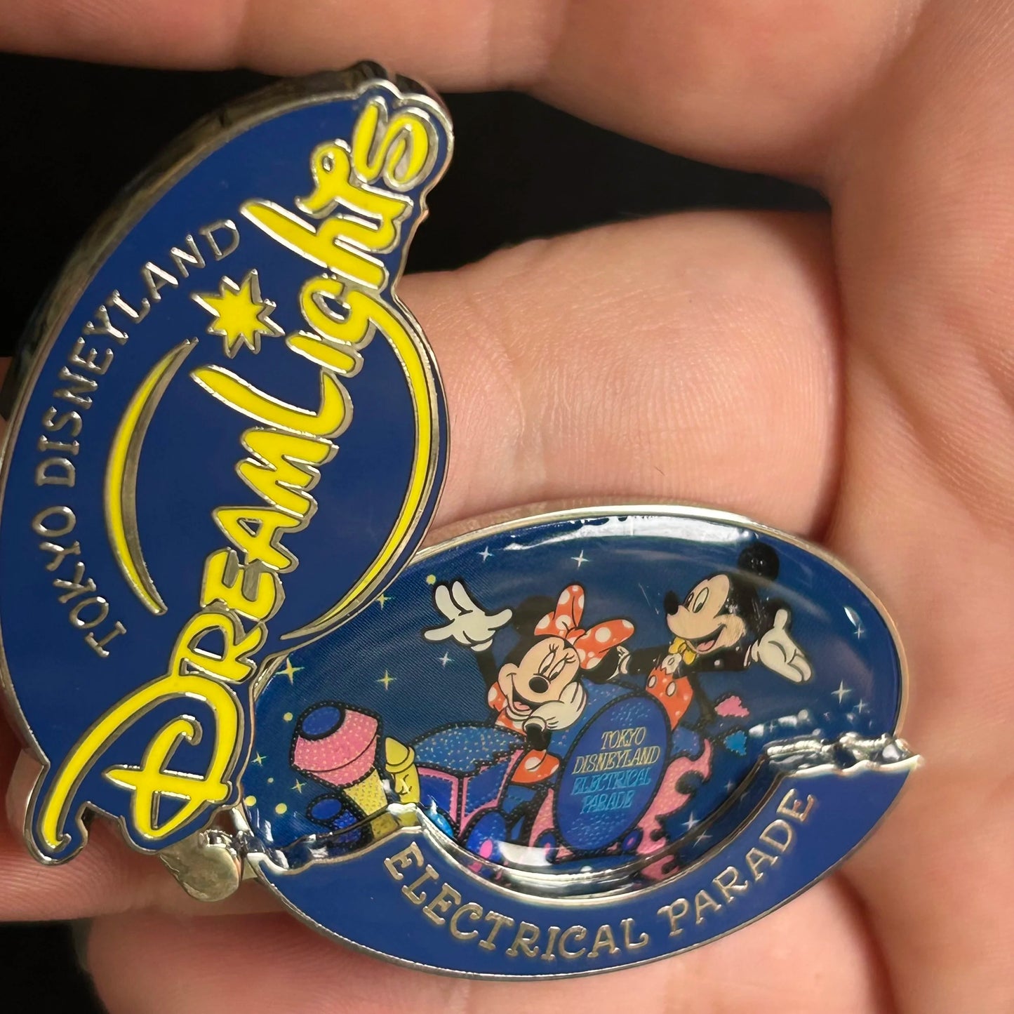 2001 - Mickey and Minnie - Electrical Light Parade - TDL - Hinge - Disney Pin