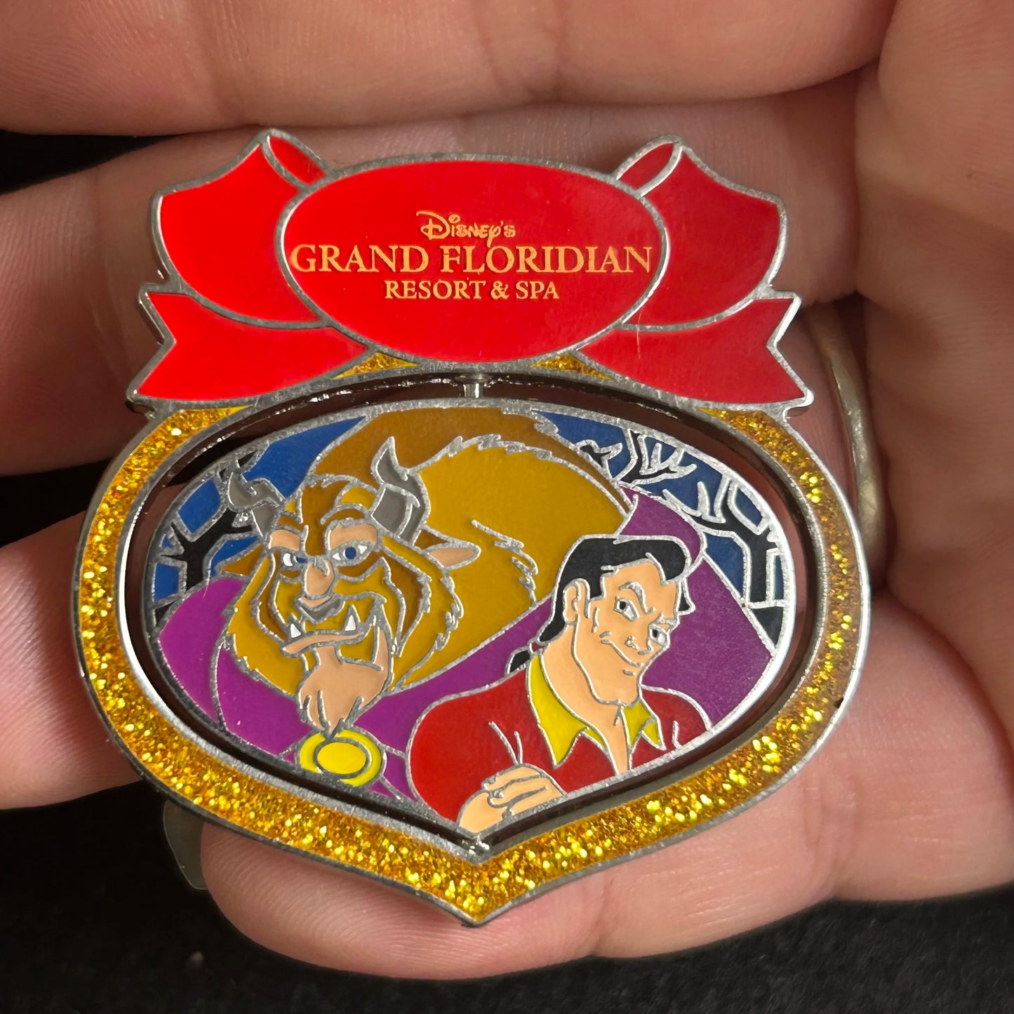 2022 - Gaston and the Beast - Grand Floridian - Spinner - LE 5,000 - Disney Pin