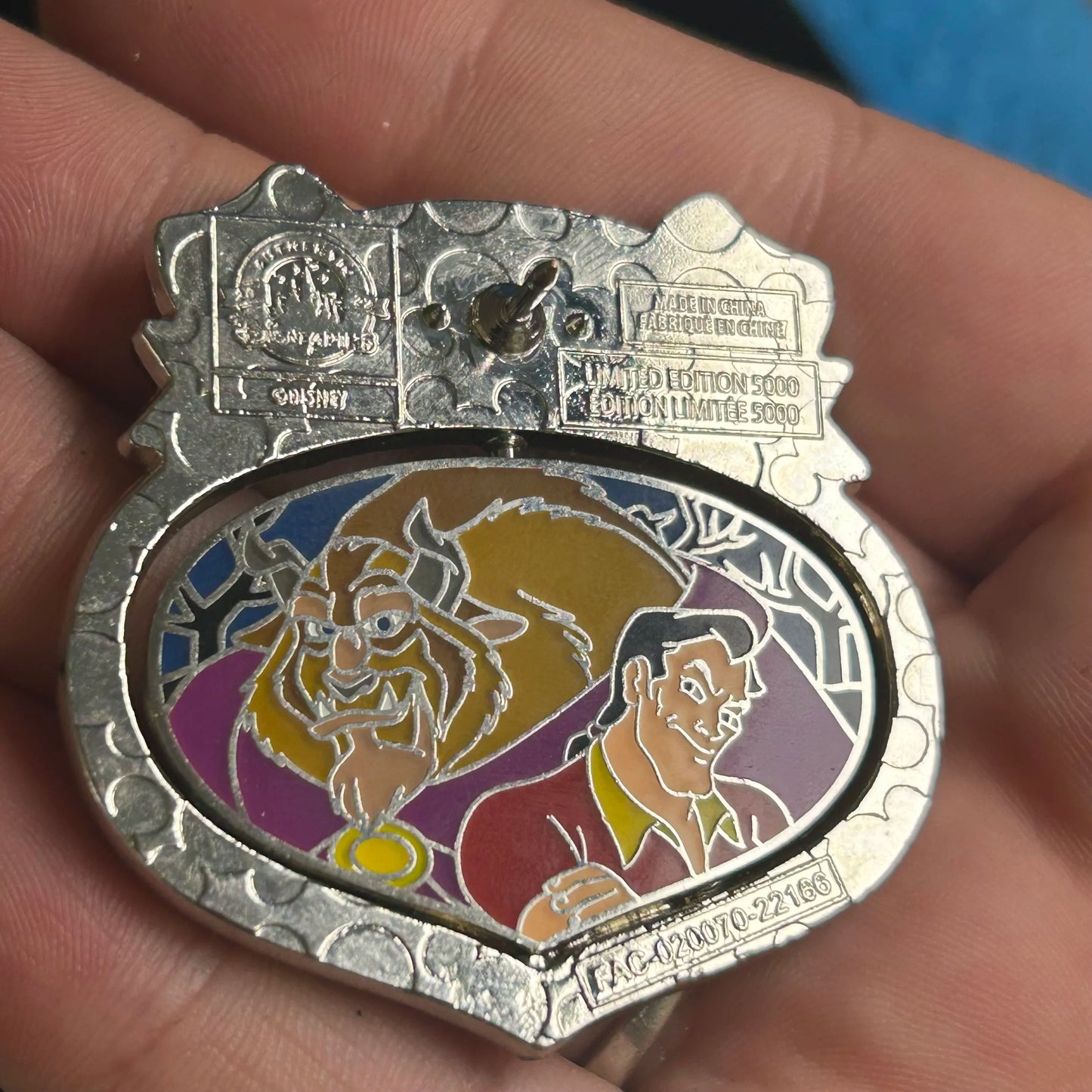 2022 - Gaston and the Beast - Grand Floridian - Spinner - LE 5,000 - Disney Pin