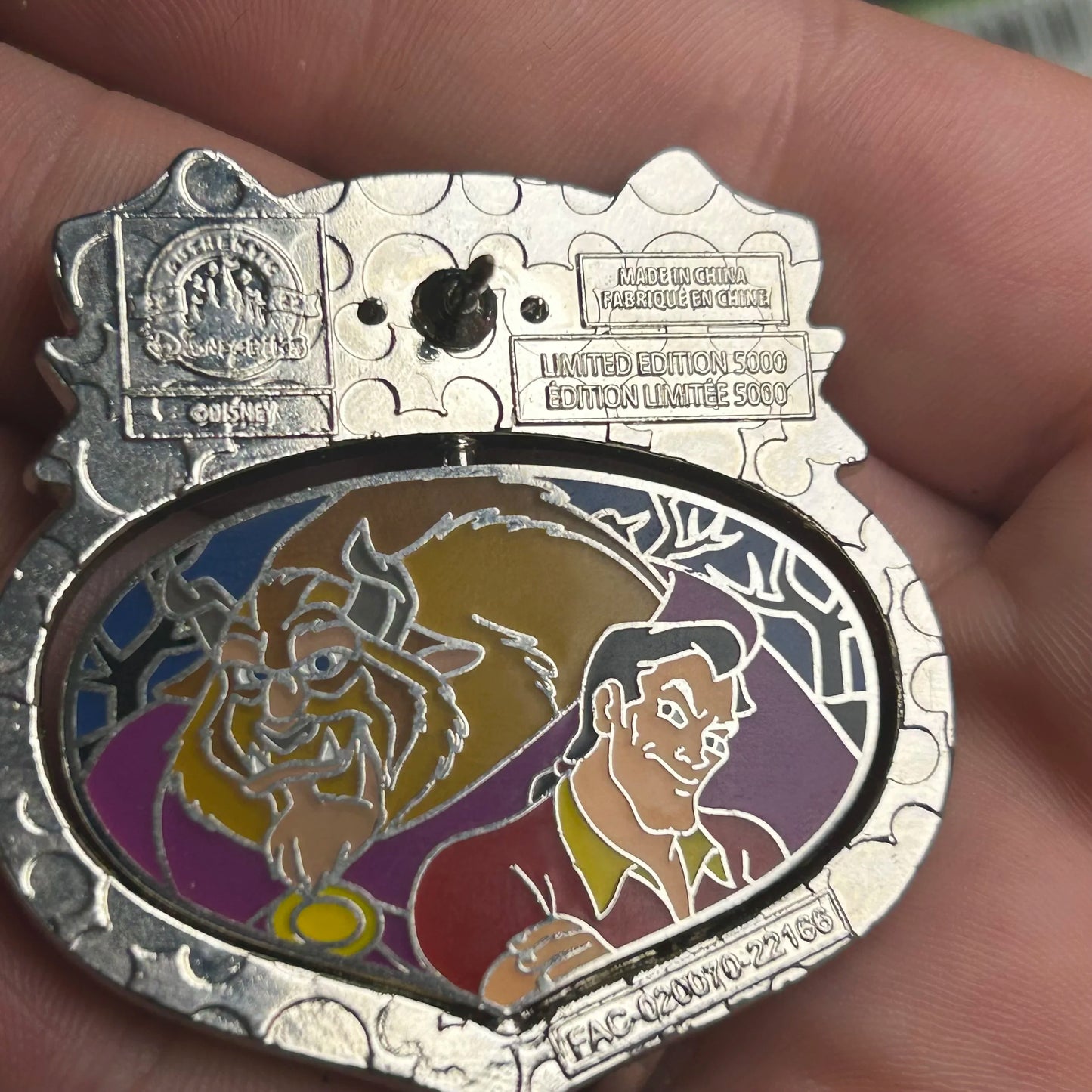2022 - Gaston and the Beast - Grand Floridian - Spinner - LE 5,000 - Disney Pin