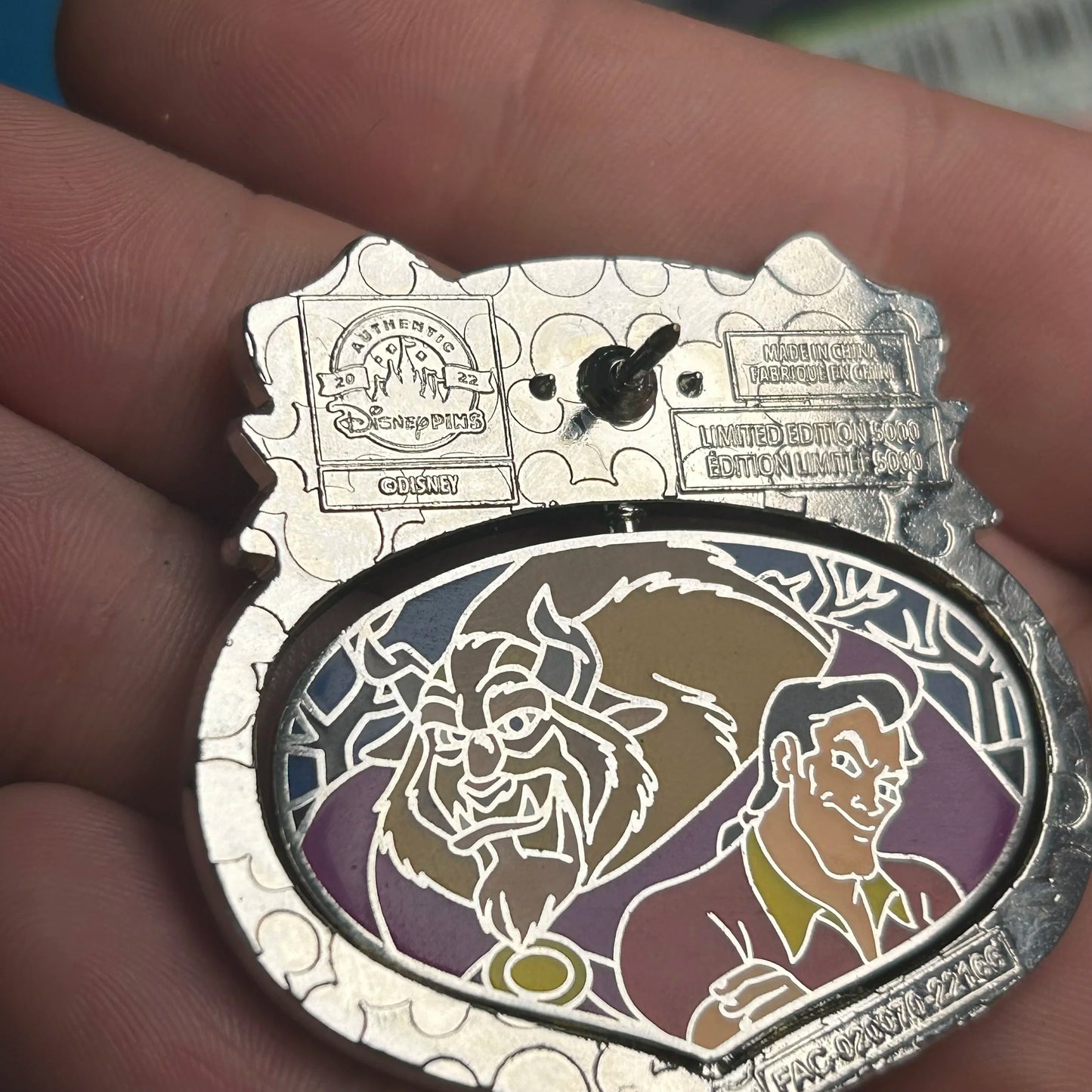 2022 - Gaston and the Beast - Grand Floridian - Spinner - LE 5,000 - Disney Pin