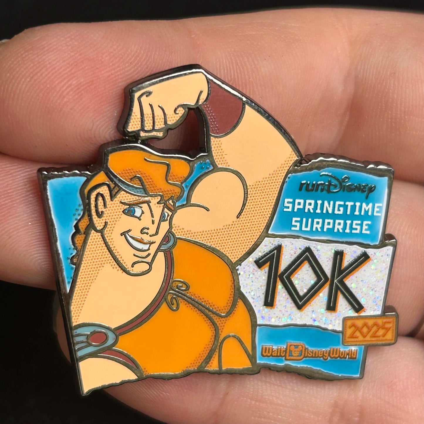 2025 - Hercules - Springtime Surprise - 10k - runDisney - LR - Disney Pin