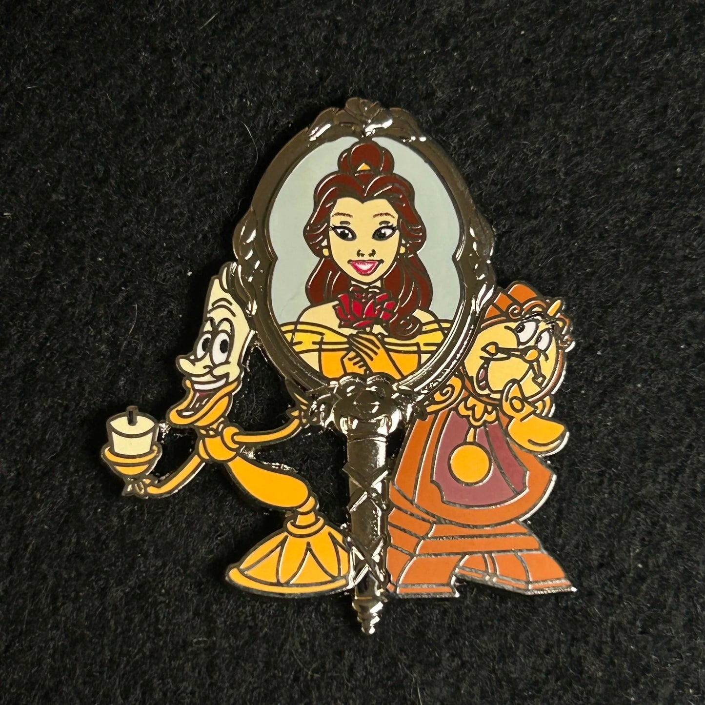 2025 - Belle, Cogsworth, and Lumiere - Beauty and The Beast - Disney Pin