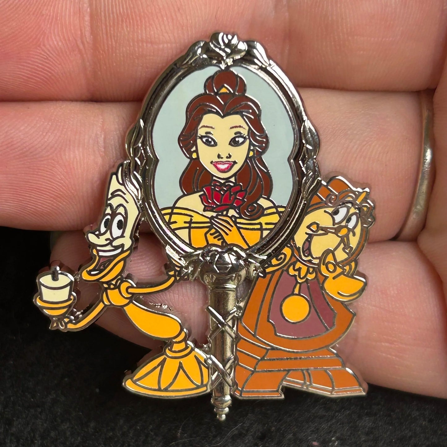 2025 - Belle, Cogsworth, and Lumiere - Beauty and The Beast - Disney Pin