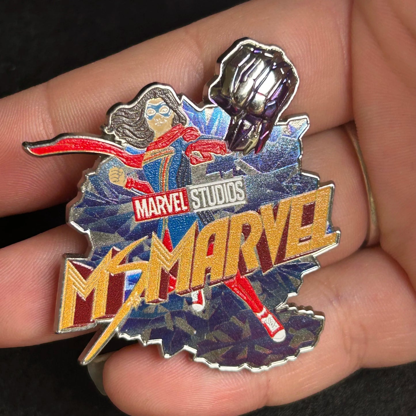 2022 - Ms Marvel - Marvel Studios - Multi Textured - LR - Disney Pin
