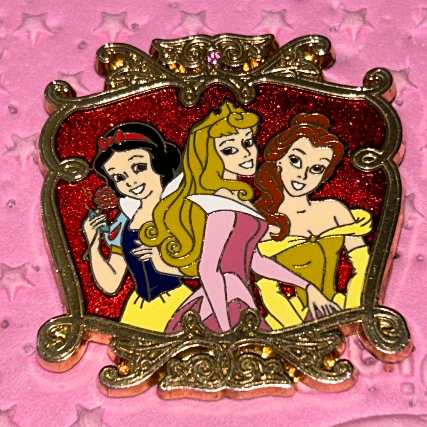 2007 Princesses Pin With Belle, Snow White, and Aurora
