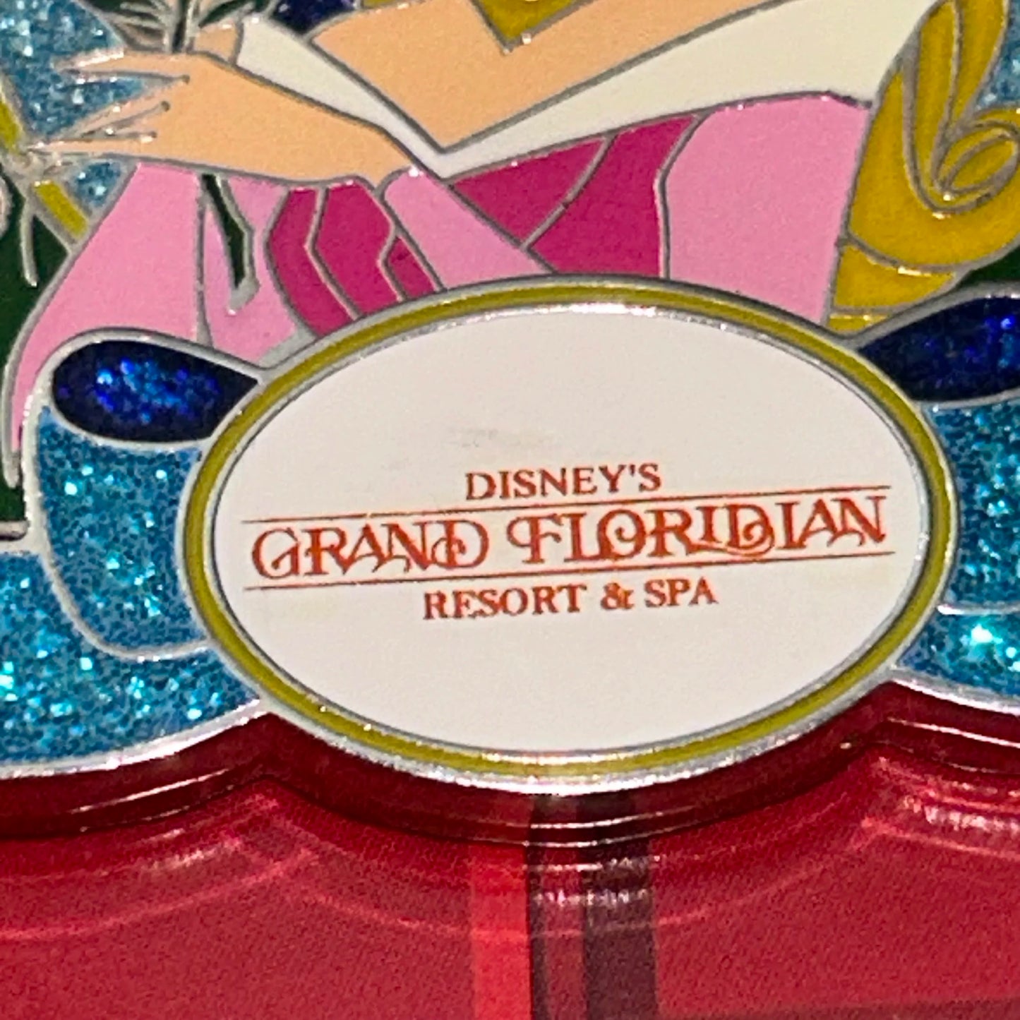 LE Sleeping Beauty Grand Floridian Christmas Pin