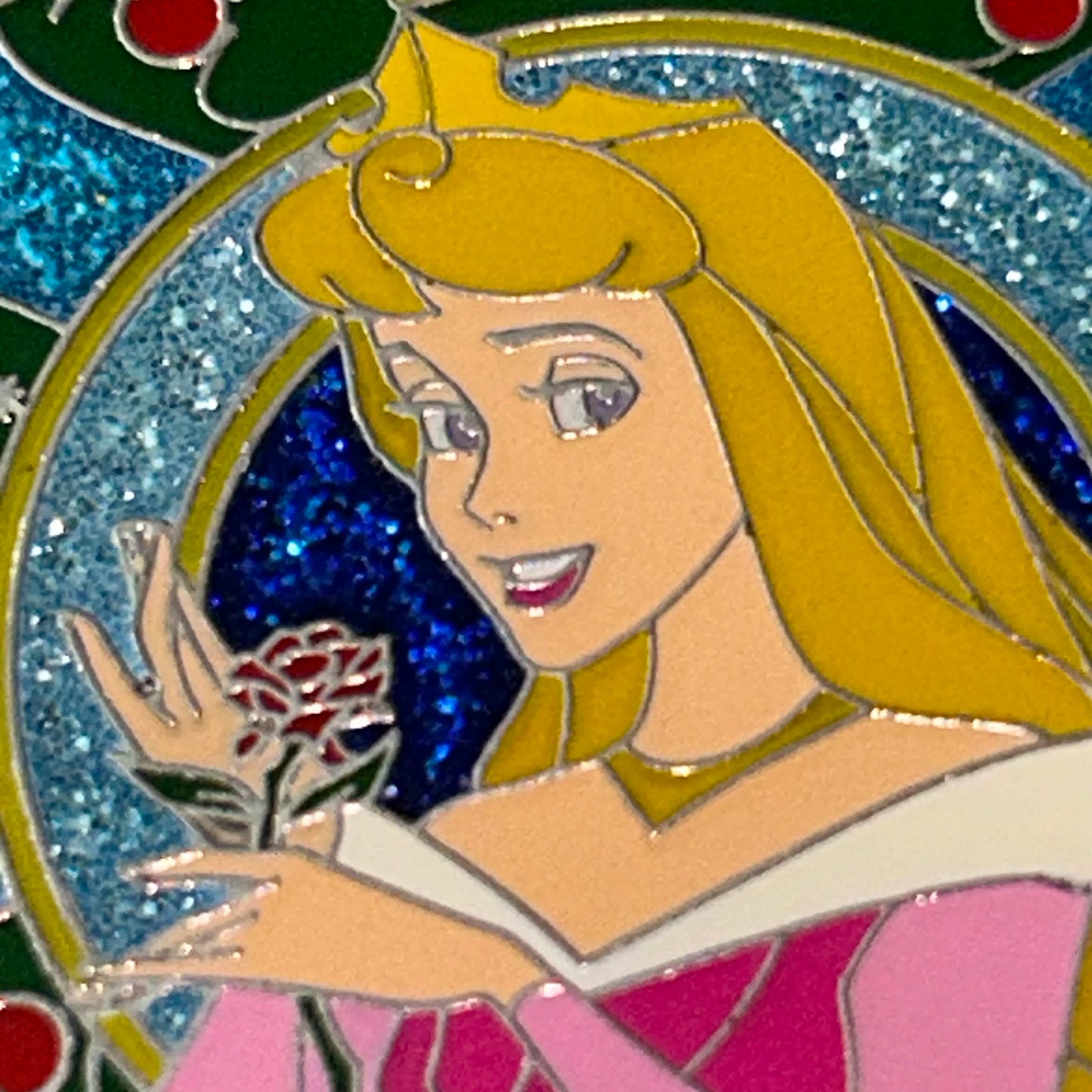 LE Sleeping Beauty Grand Floridian Christmas Pin