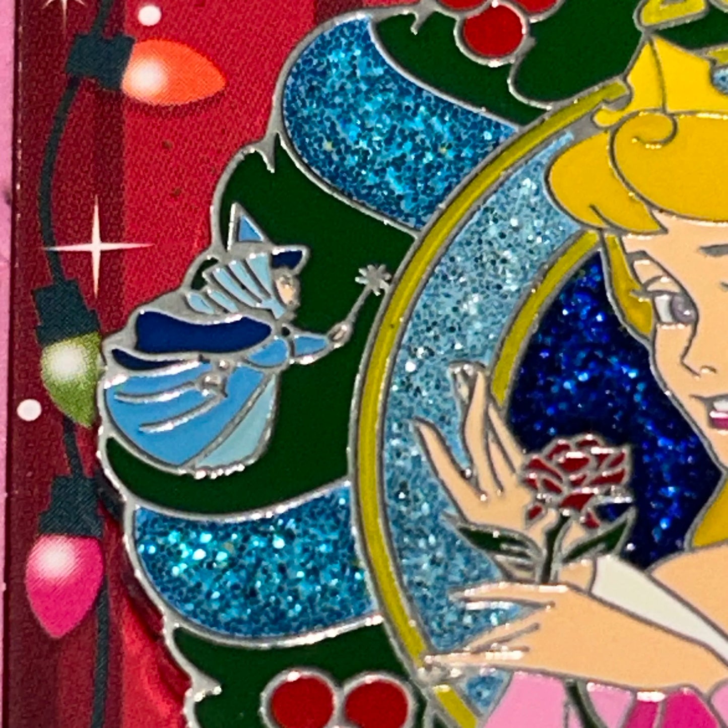 LE Sleeping Beauty Grand Floridian Christmas Pin