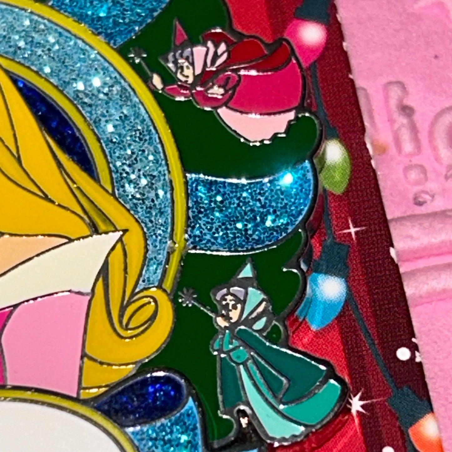 LE Sleeping Beauty Grand Floridian Christmas Pin