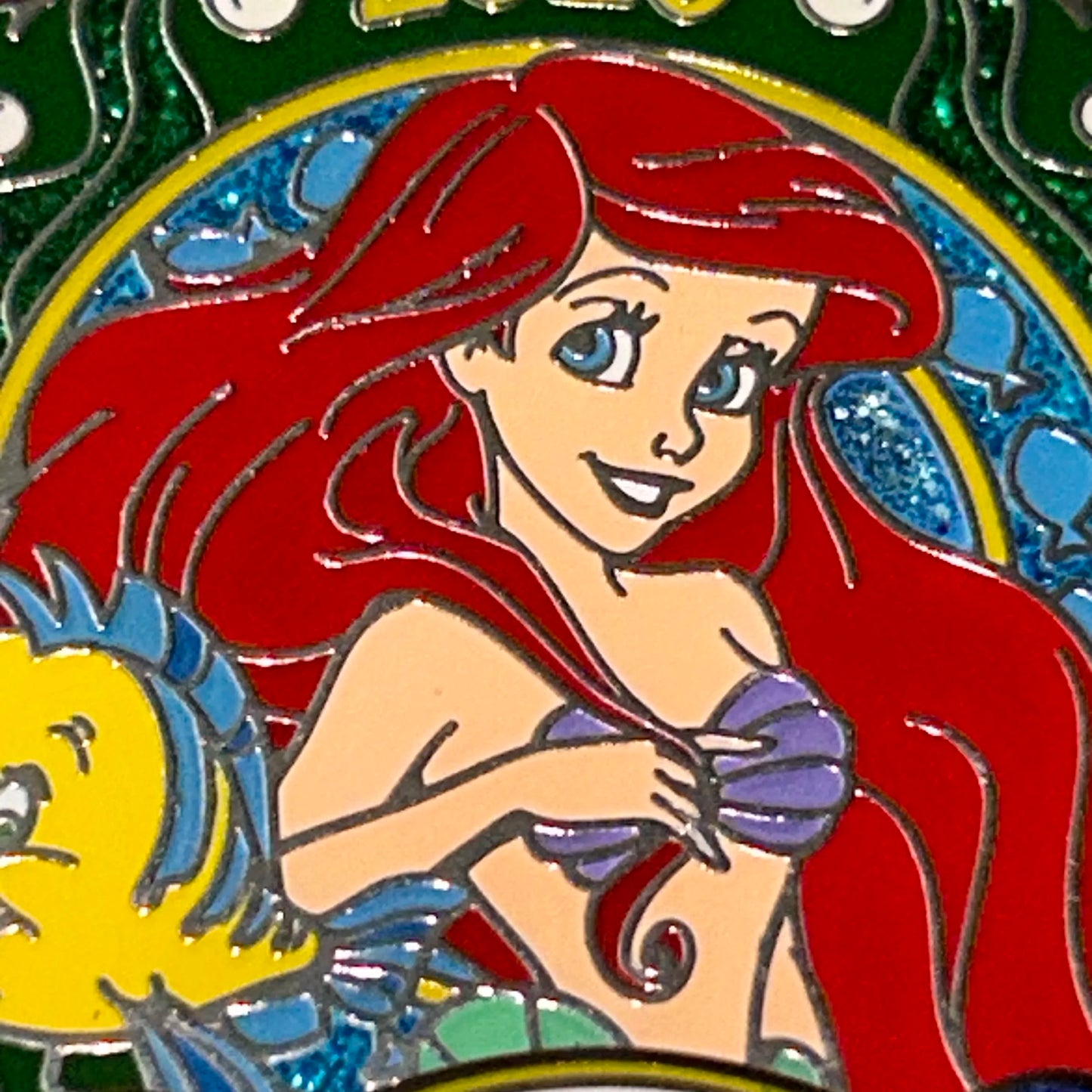 LE Ariel and Flounder Beach Club Resort Christmas Disney Pin