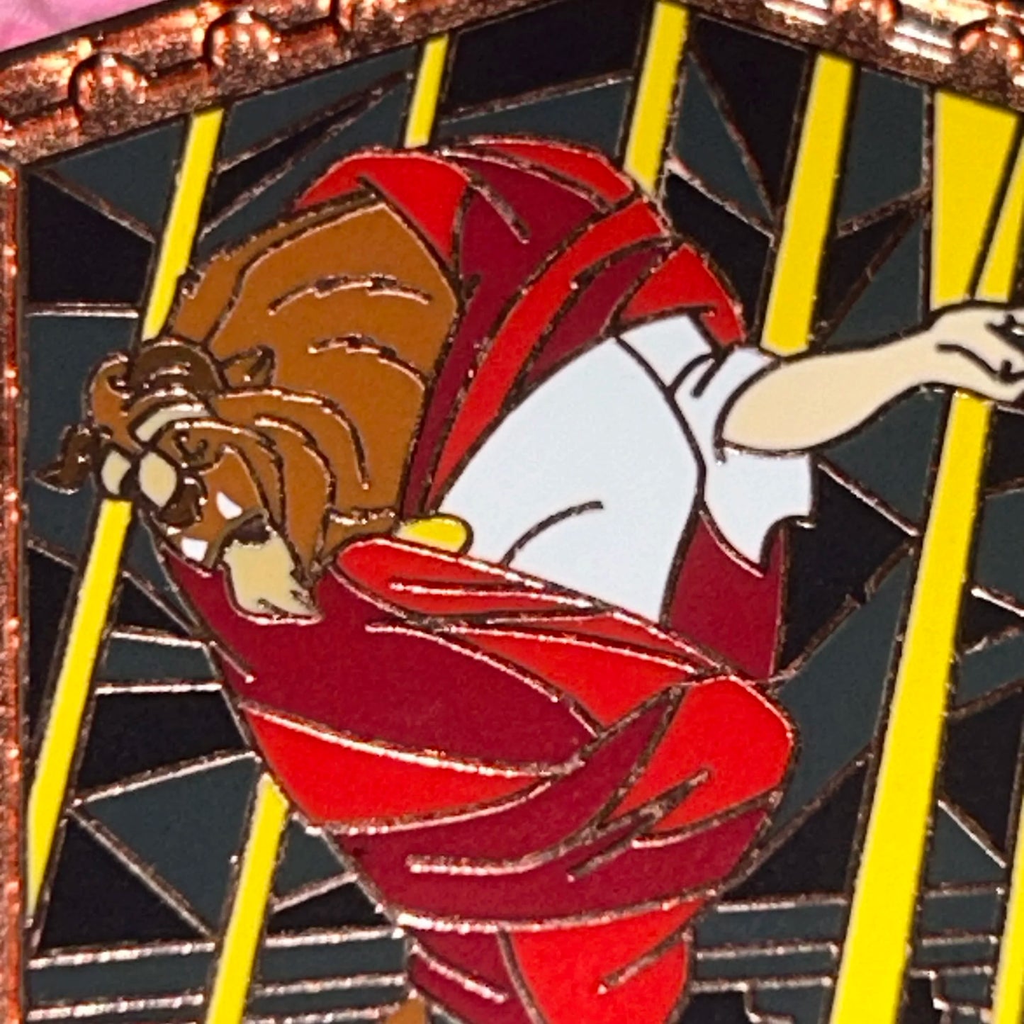 2022 Stained Glass Style Pin Beast Transformation