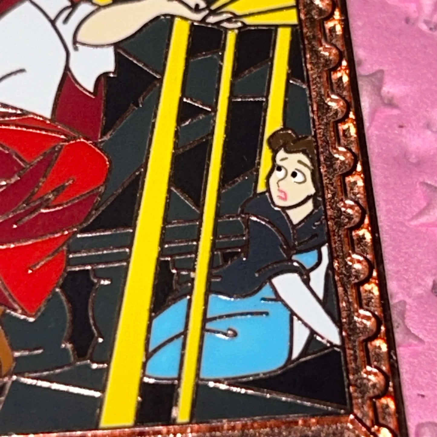 2022 Stained Glass Style Pin Beast Transformation