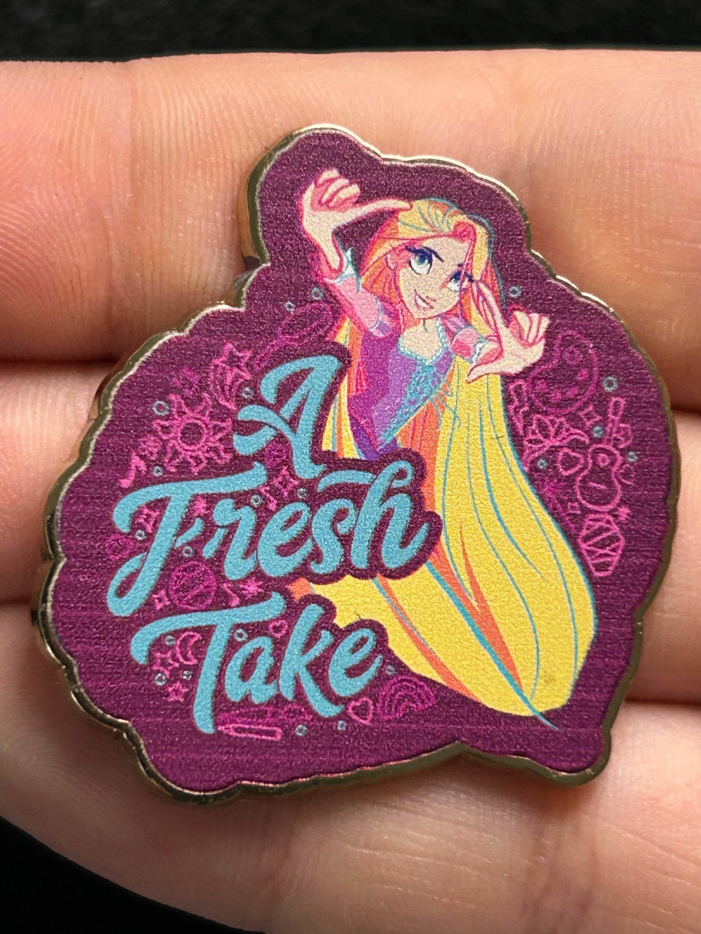 2022 - Rapunzel - Tangled - Princess - Quote Series - Disney Pin