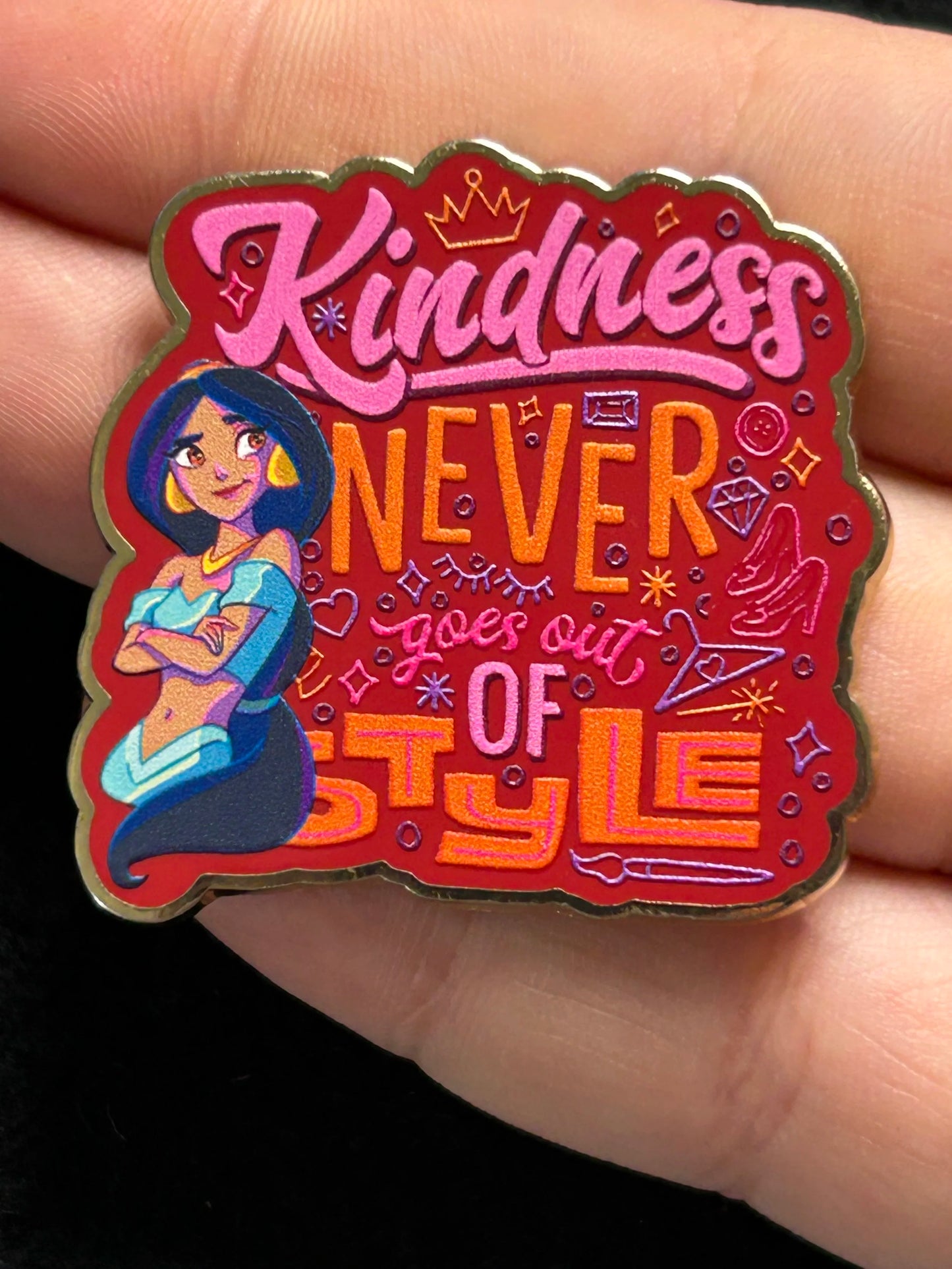 2022 - Jasmine - Aladdin - Princess - Quote Series - Disney Pin