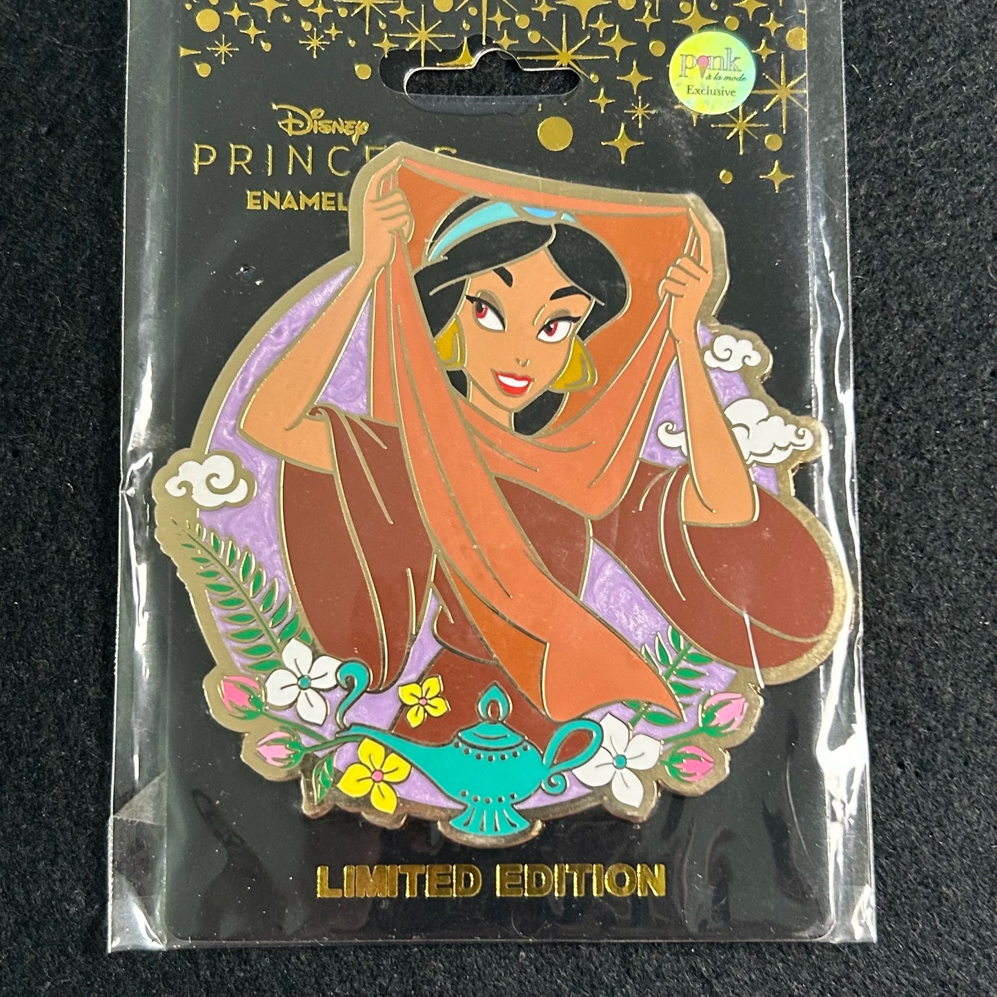 Pink a la Mode - MII - Jasmine - Aladdin - LE 300 - Disney Pin