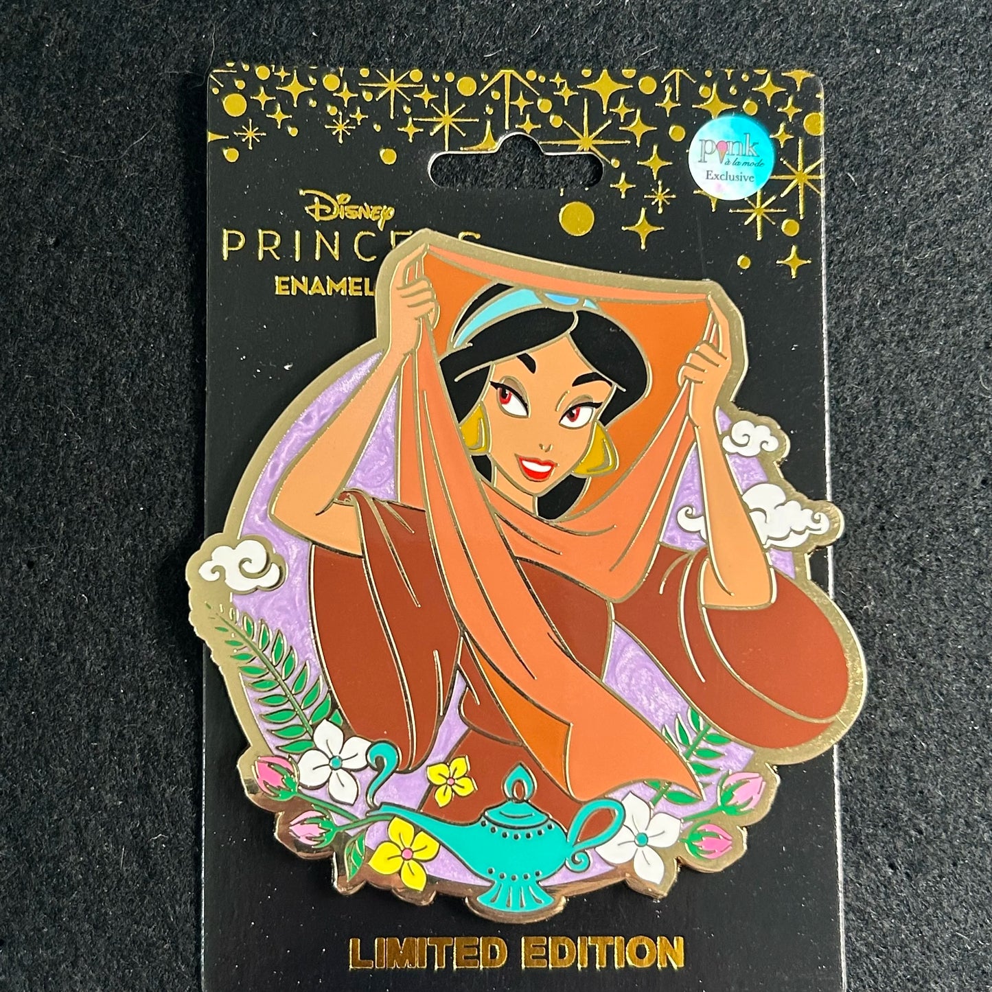 Pink a la Mode - MII - Jasmine - Aladdin - LE 300 - Disney Pin