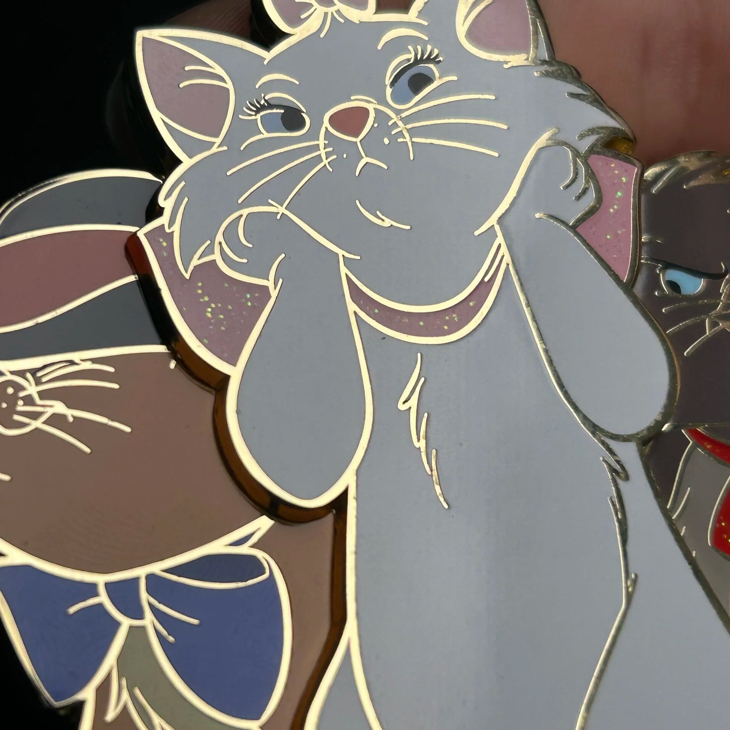 Pink a la Mode - MII - Marie, Berlioz, & Toulouse - LE 300 - Disney Pin