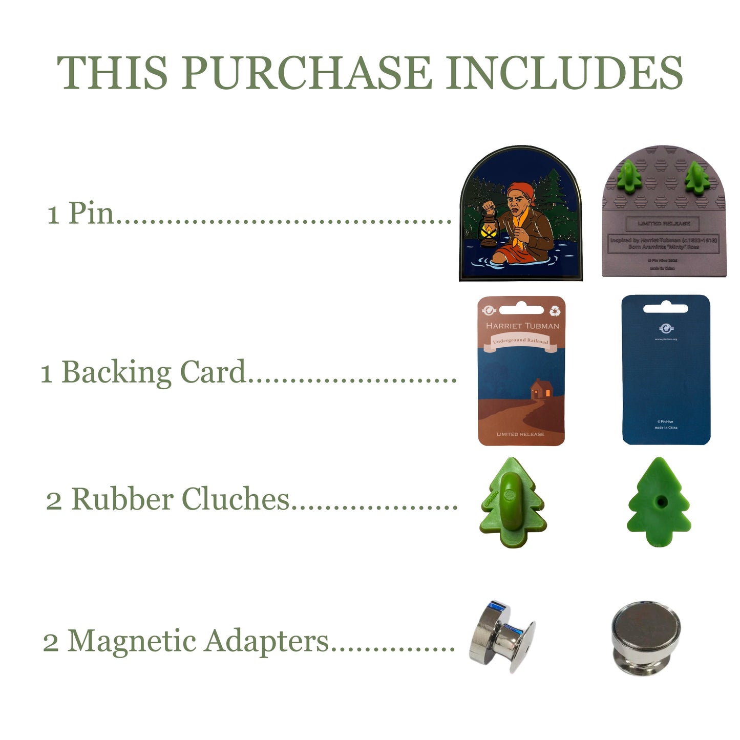 2025 Harriet Tubman - Underground Railroad - Limited Release Pin