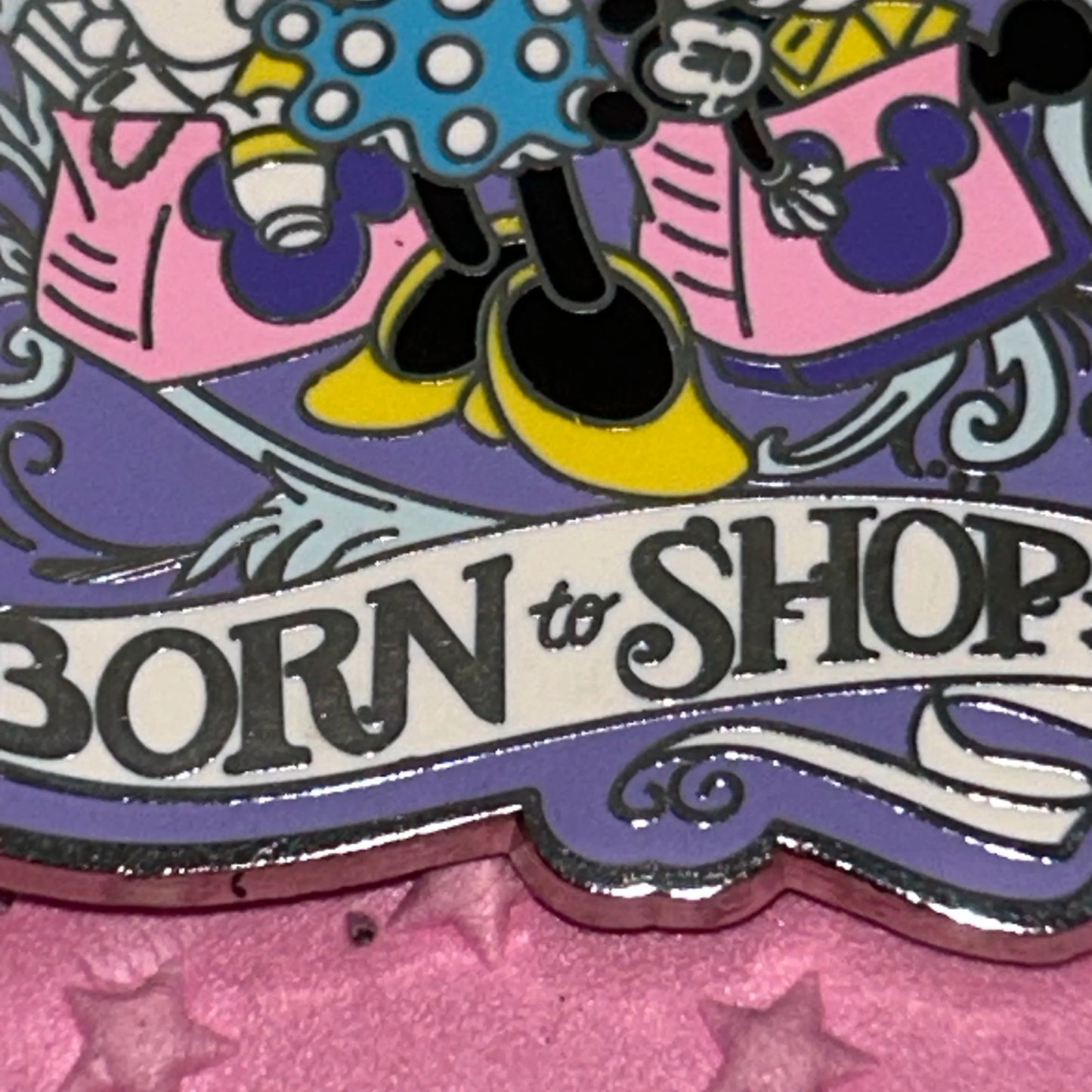 2014 Minnie Mouse born to shop pin