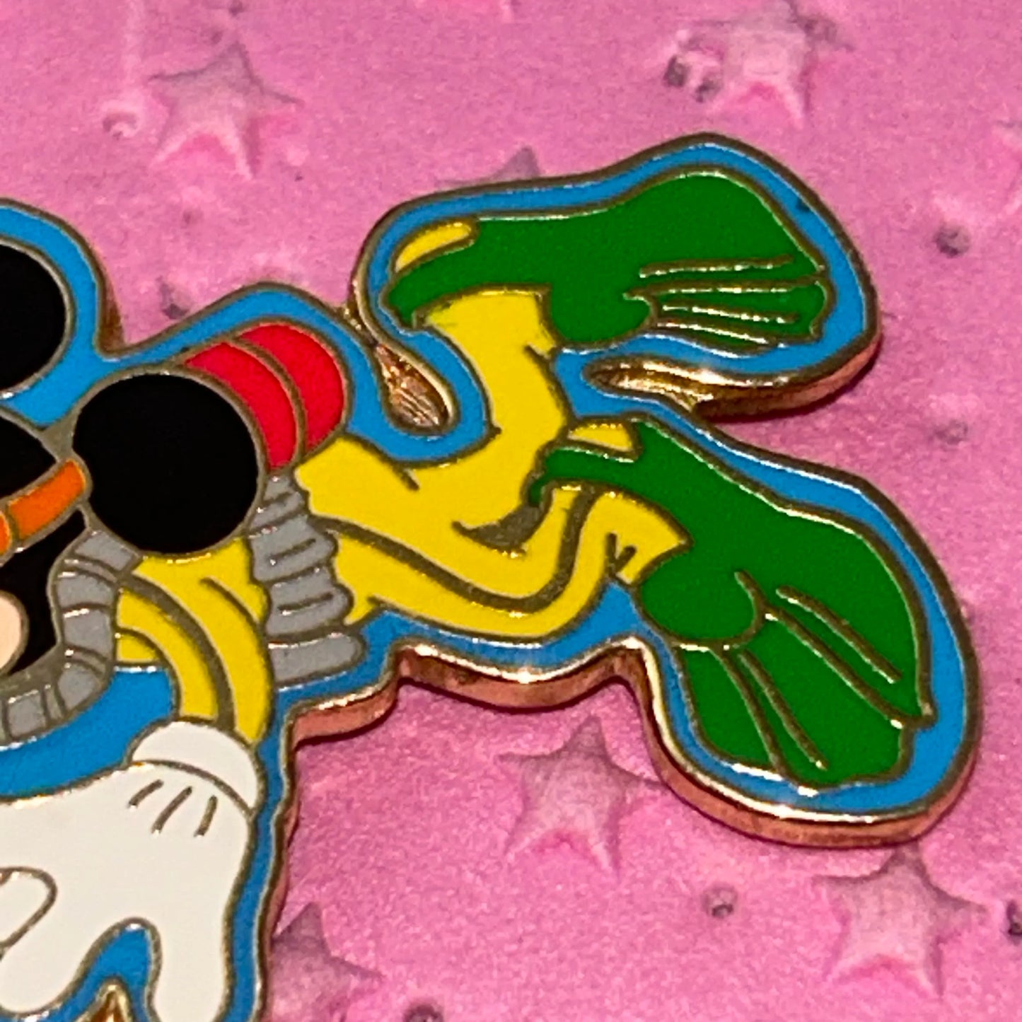 Vintage Mickey Mouse scuba diver pin