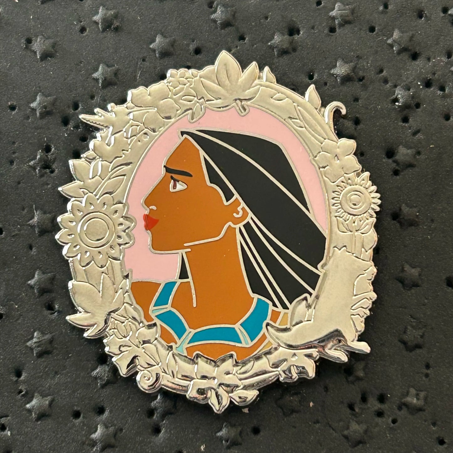 2024 - Pocahontas - Princess - Portrait Series - Side Profile - Disney Pin