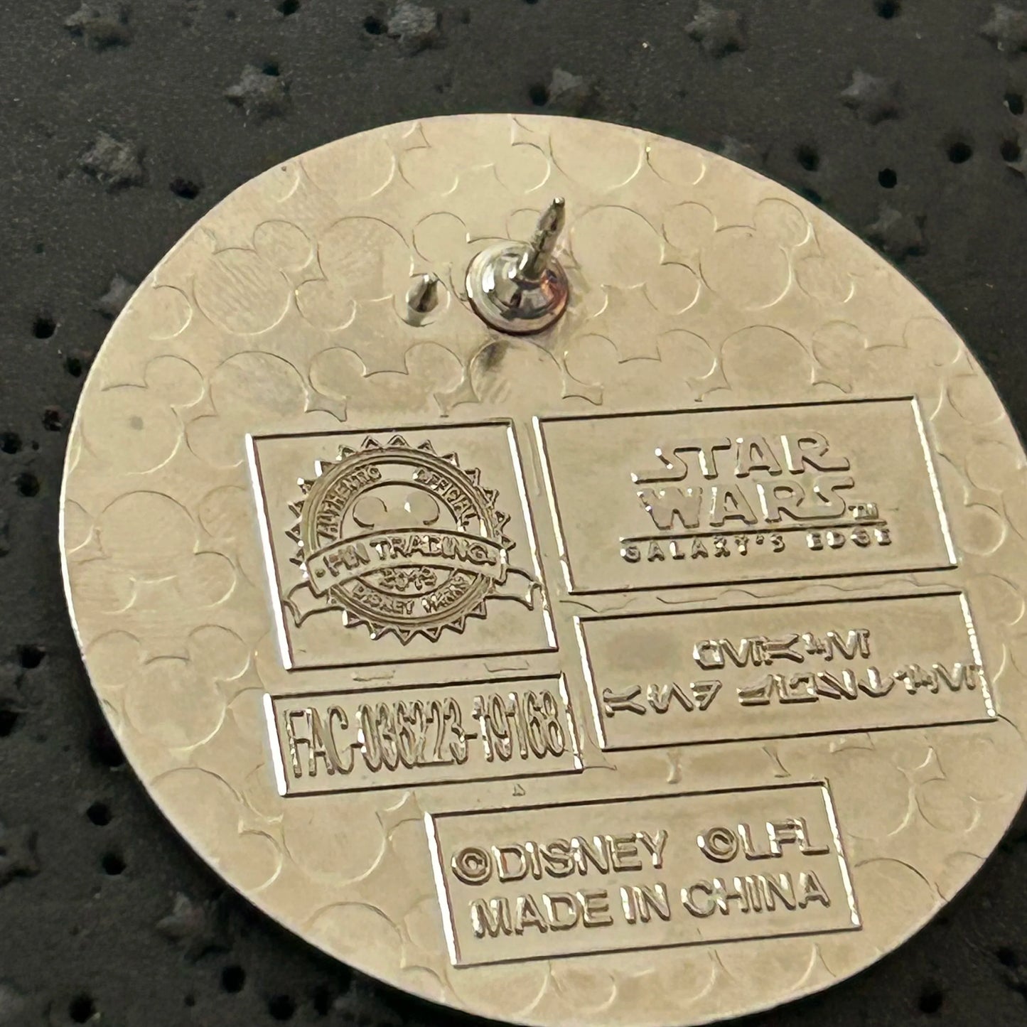 2019 - Savis Workshop - Peace and Justice - Galaxys Edge - Disney Pin