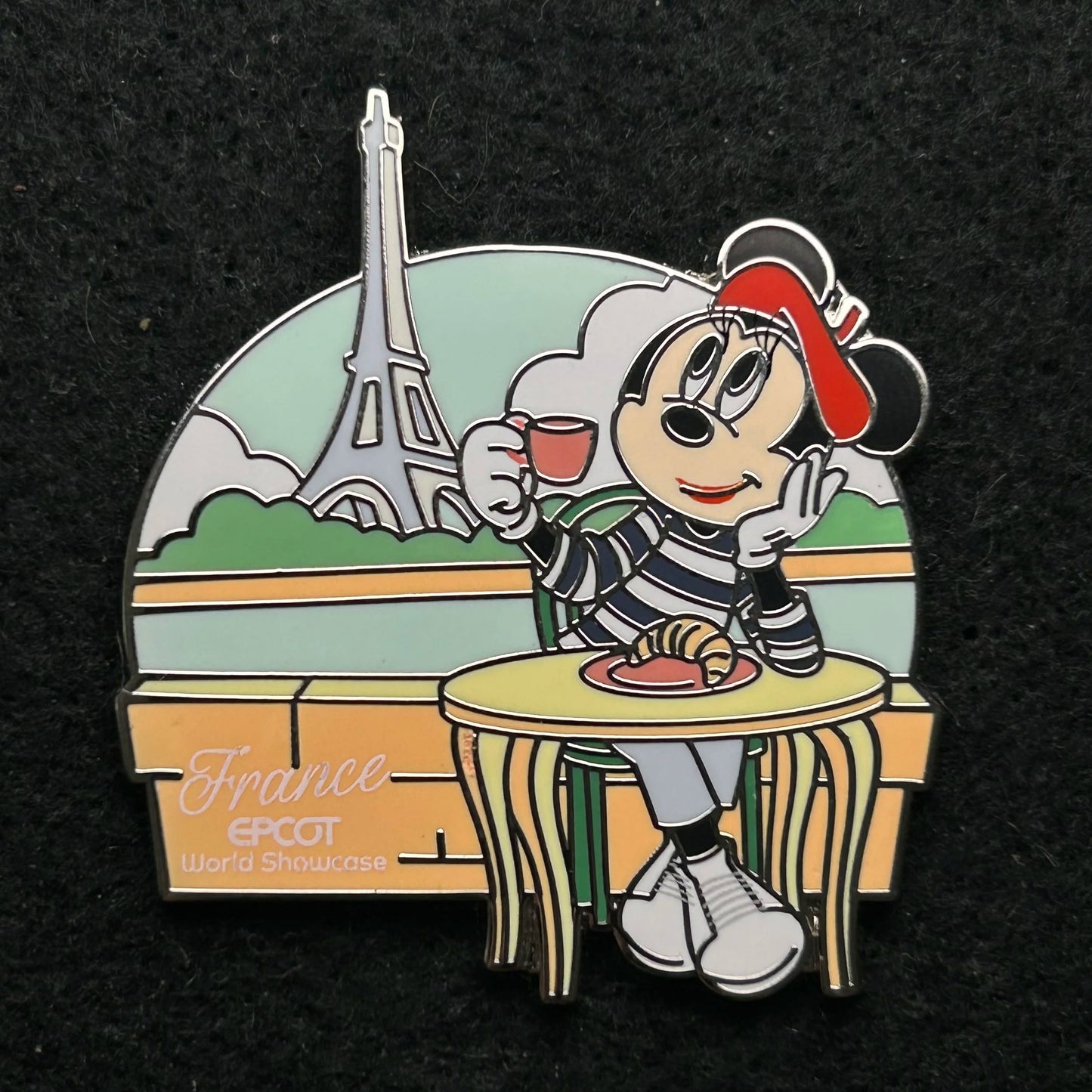 2024 - Minnie Mouse - Drinking Espresso - France - Epcot - Disney Pin