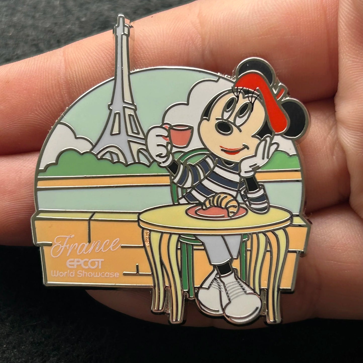 2024 - Minnie Mouse - Drinking Espresso - France - Epcot - Disney Pin