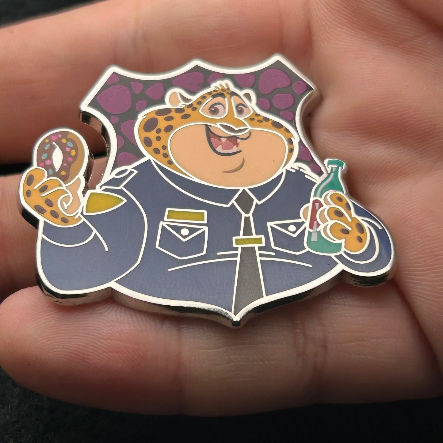 2022 - Officer Clawhauser - Zootopia - ZPD - Mystery Badge Series - Disney Pin
