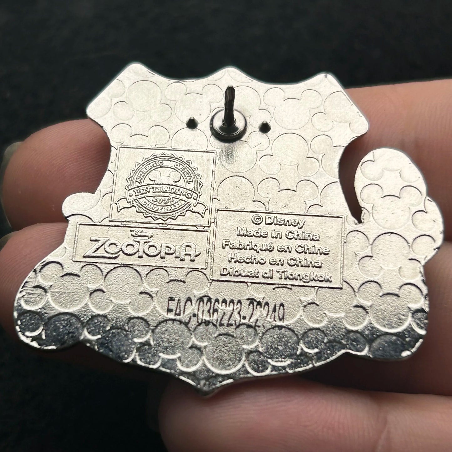 2022 - Officer Clawhauser - Zootopia - ZPD - Mystery Badge Series - Disney Pin