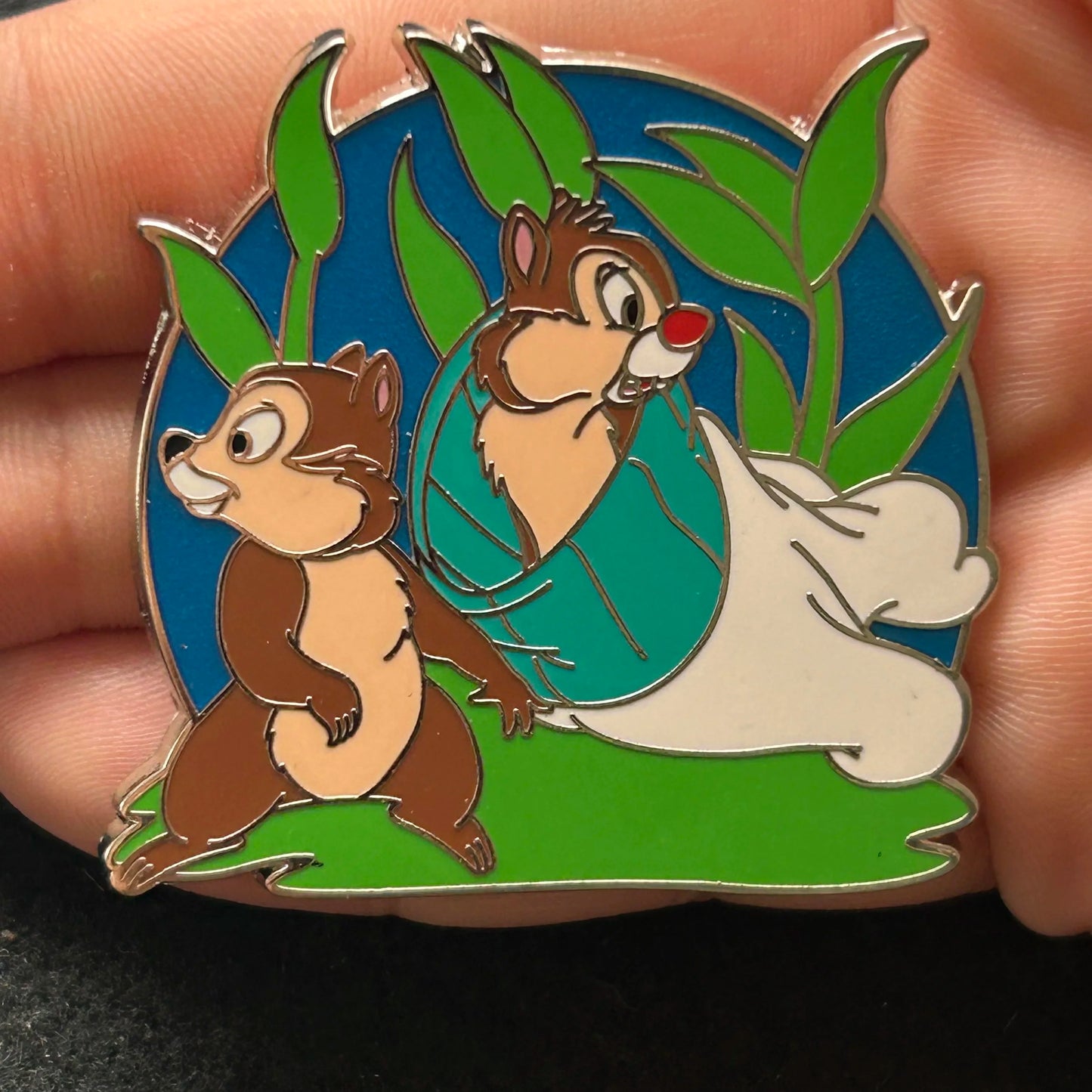 2025 - Chip and Dale - In Sock - In Grass - Disney Pin