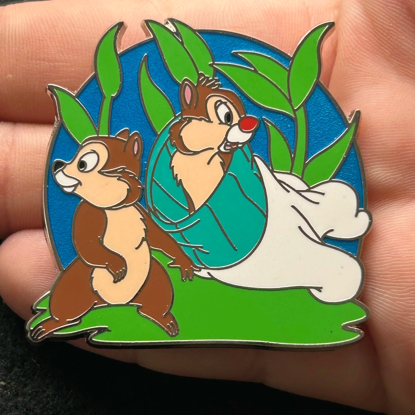 2025 - Chip and Dale - In Sock - In Grass - Disney Pin