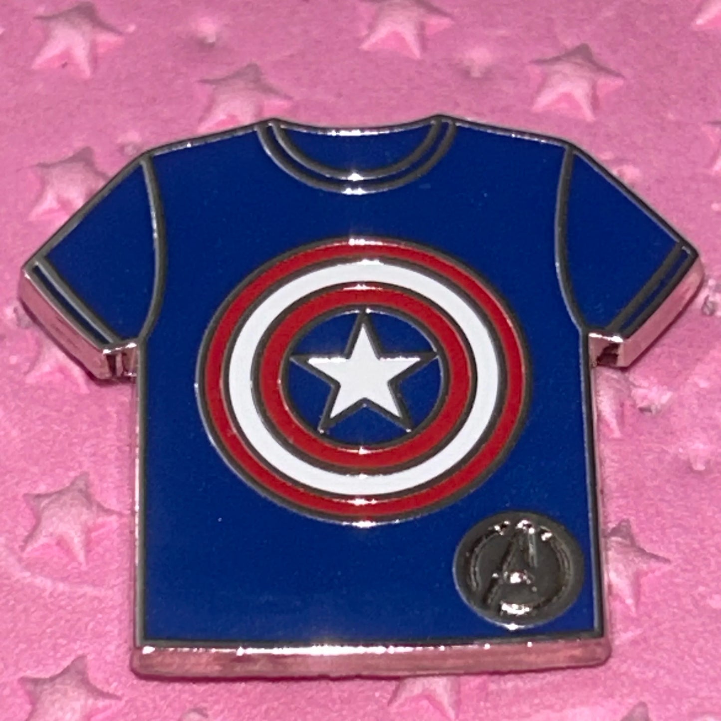 2024 Hidden Disney Captain America Tshirt Pin