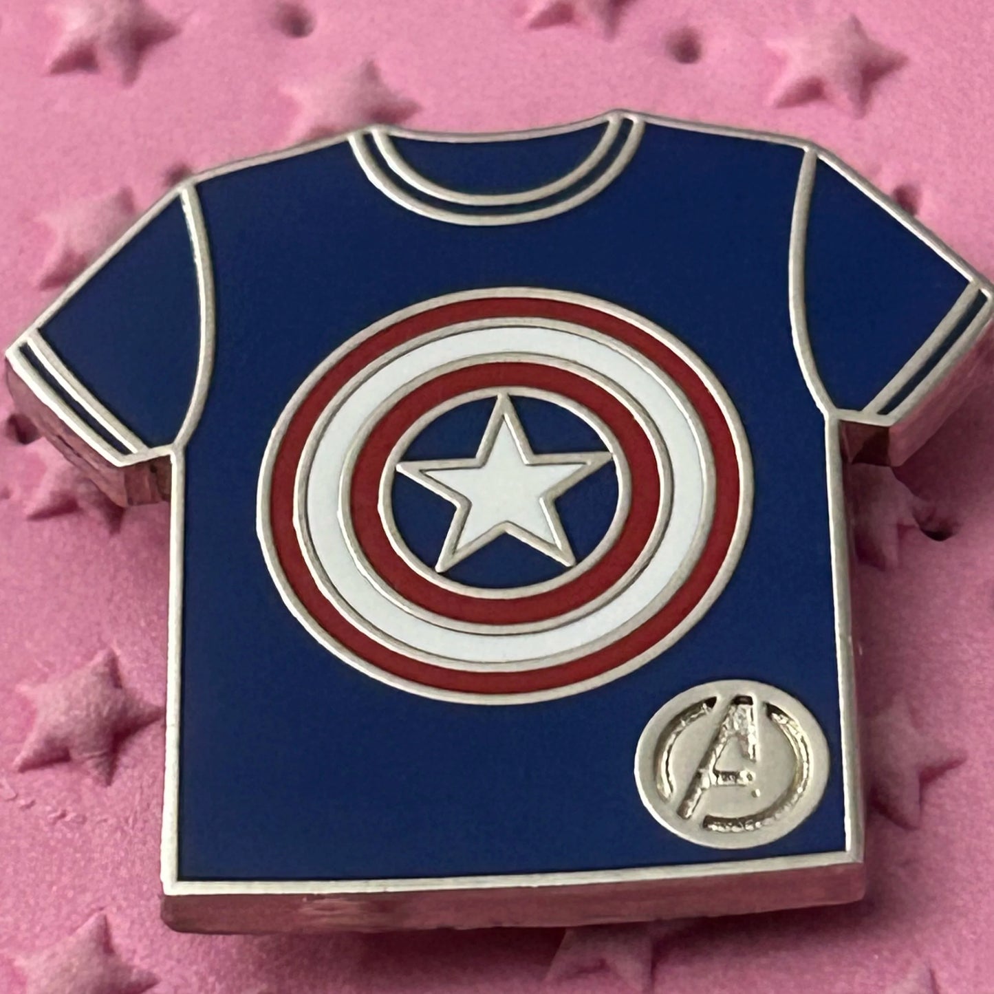 2024 Hidden Disney Captain America Tshirt Pin