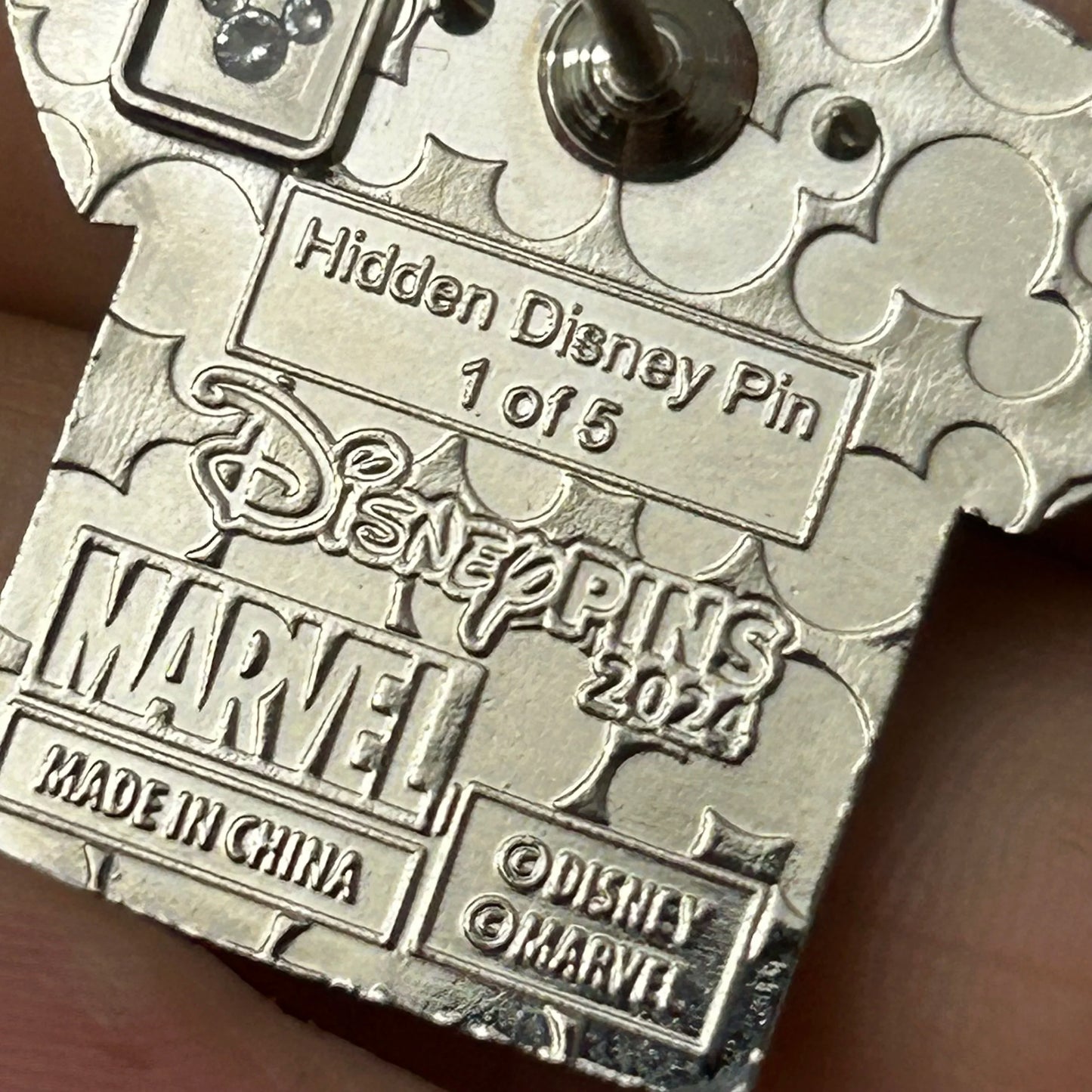 2024 Hidden Disney Captain America Tshirt Pin
