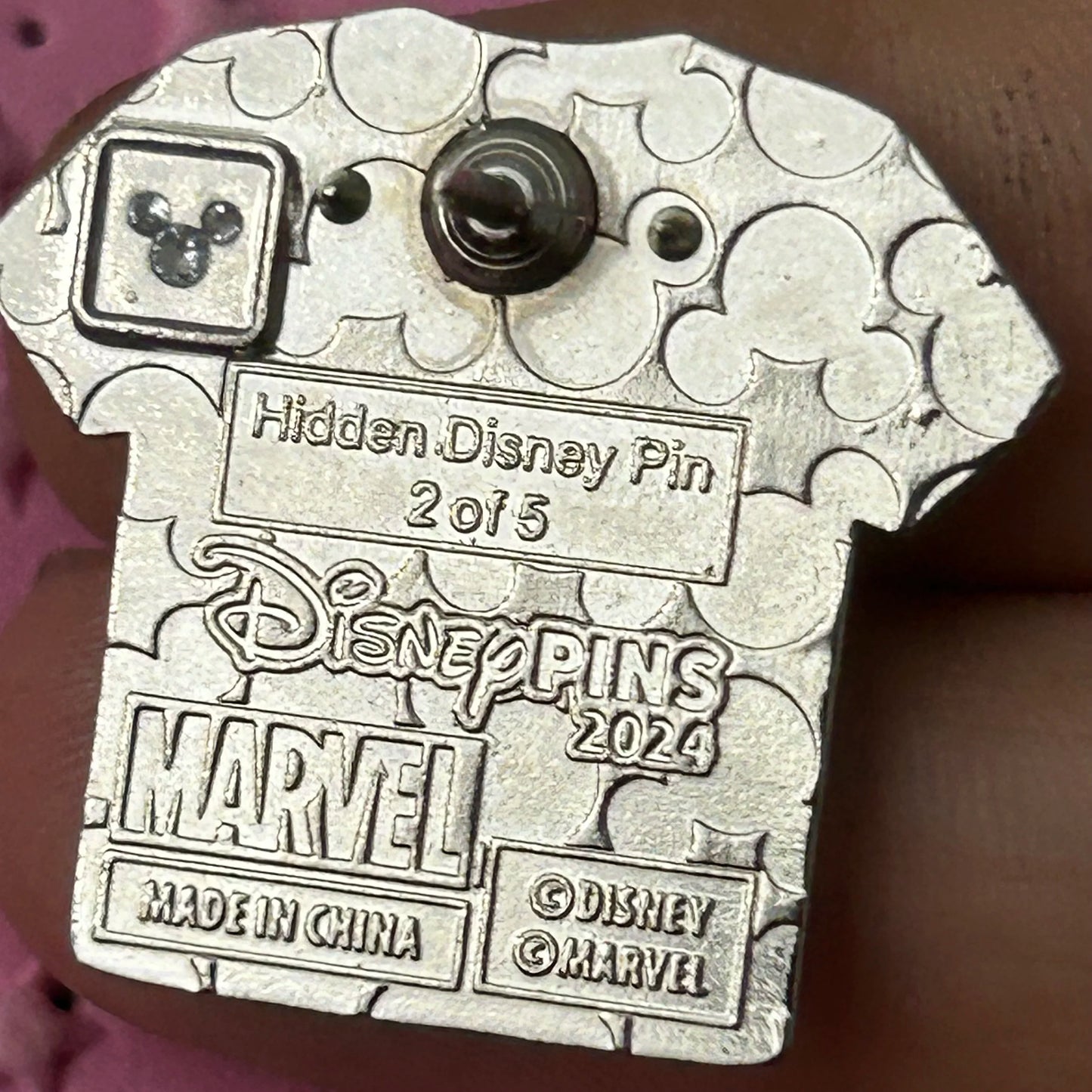 2024 Hidden Disney Black Panther Tshirt Pin