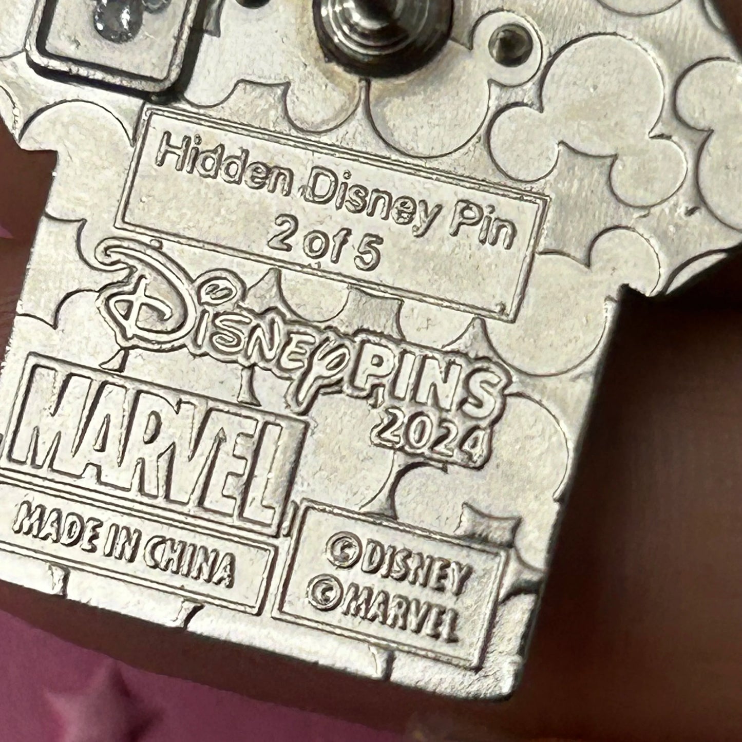2024 Hidden Disney Black Panther Tshirt Pin