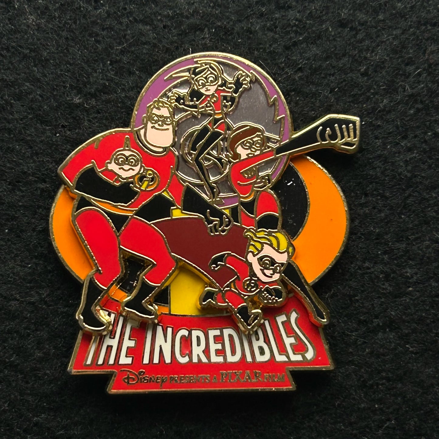 2006 - The Incredibles - Family - Pixar - Disney Pin on Pin
